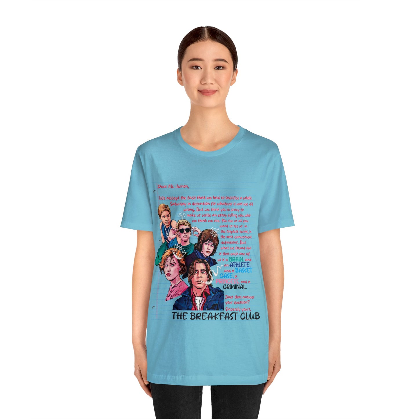 The Breakfast Club Movie - The Breakfast Club Shirt - Retro Teen Movie - The Breakfast Club Movie TShirt - 80s Teen Movie TShirt