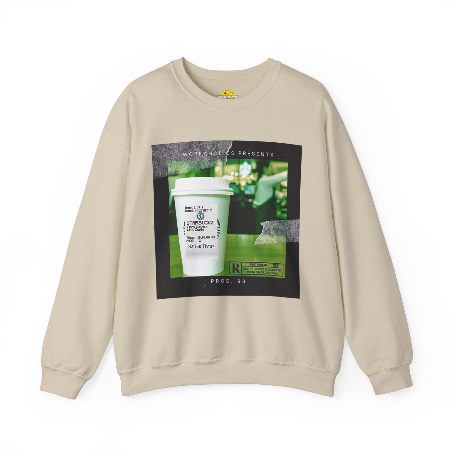 Dom Wavey Starbuckz Album Cover Sweatshirt