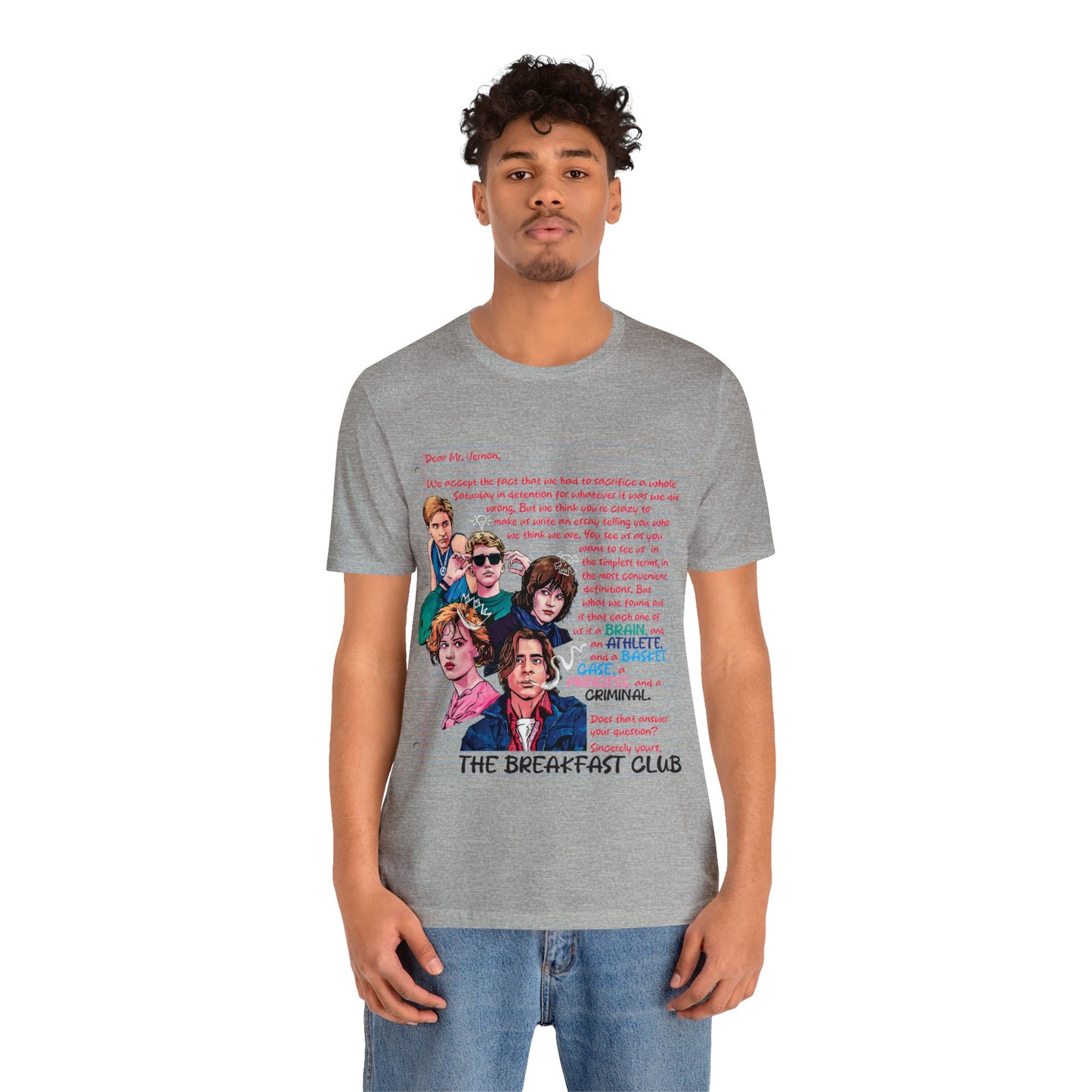 The Breakfast Club Movie - The Breakfast Club Shirt - Retro Teen Movie - The Breakfast Club Movie TShirt - 80s Teen Movie TShirt