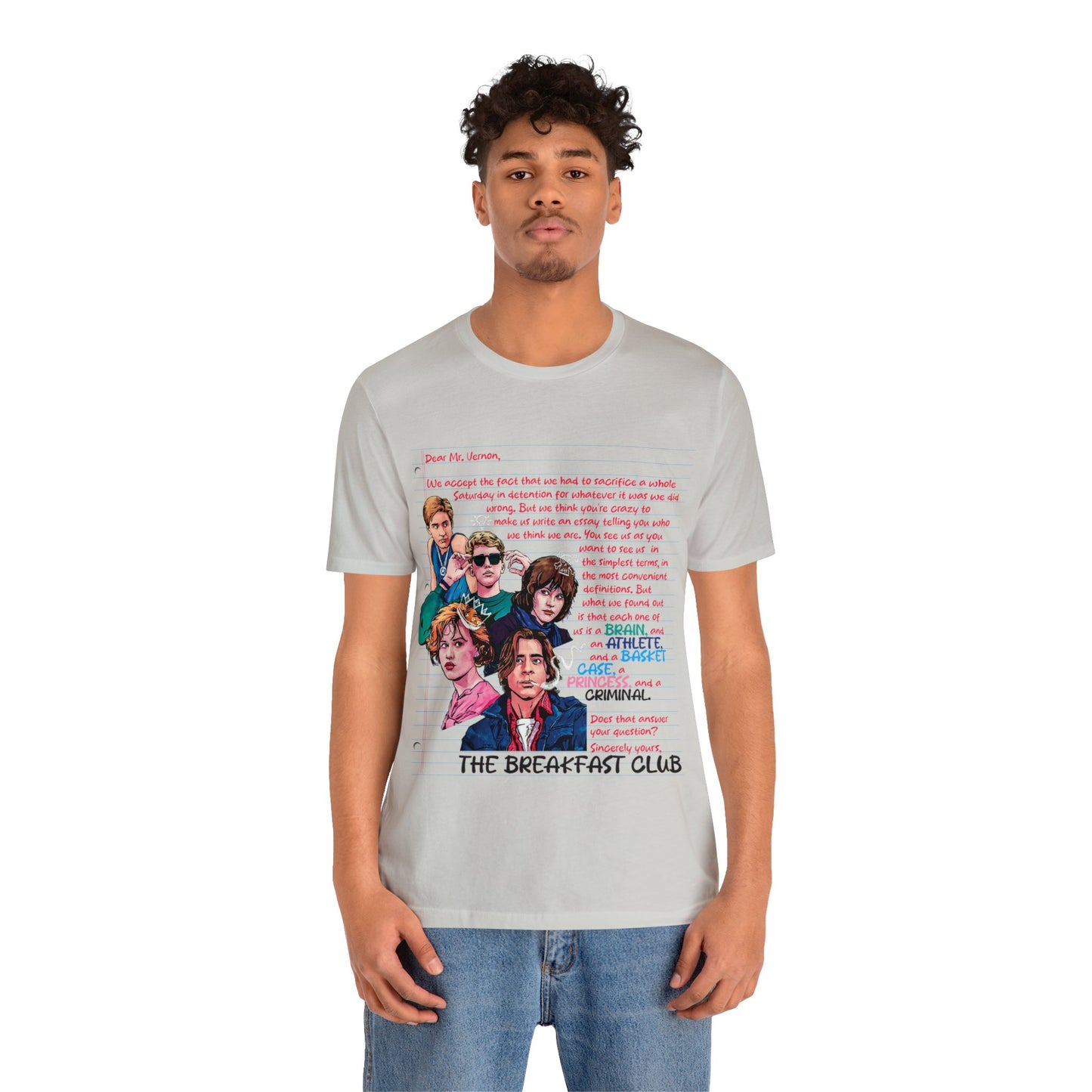 The Breakfast Club Movie - The Breakfast Club Shirt - Retro Teen Movie - The Breakfast Club Movie TShirt - 80s Teen Movie TShirt