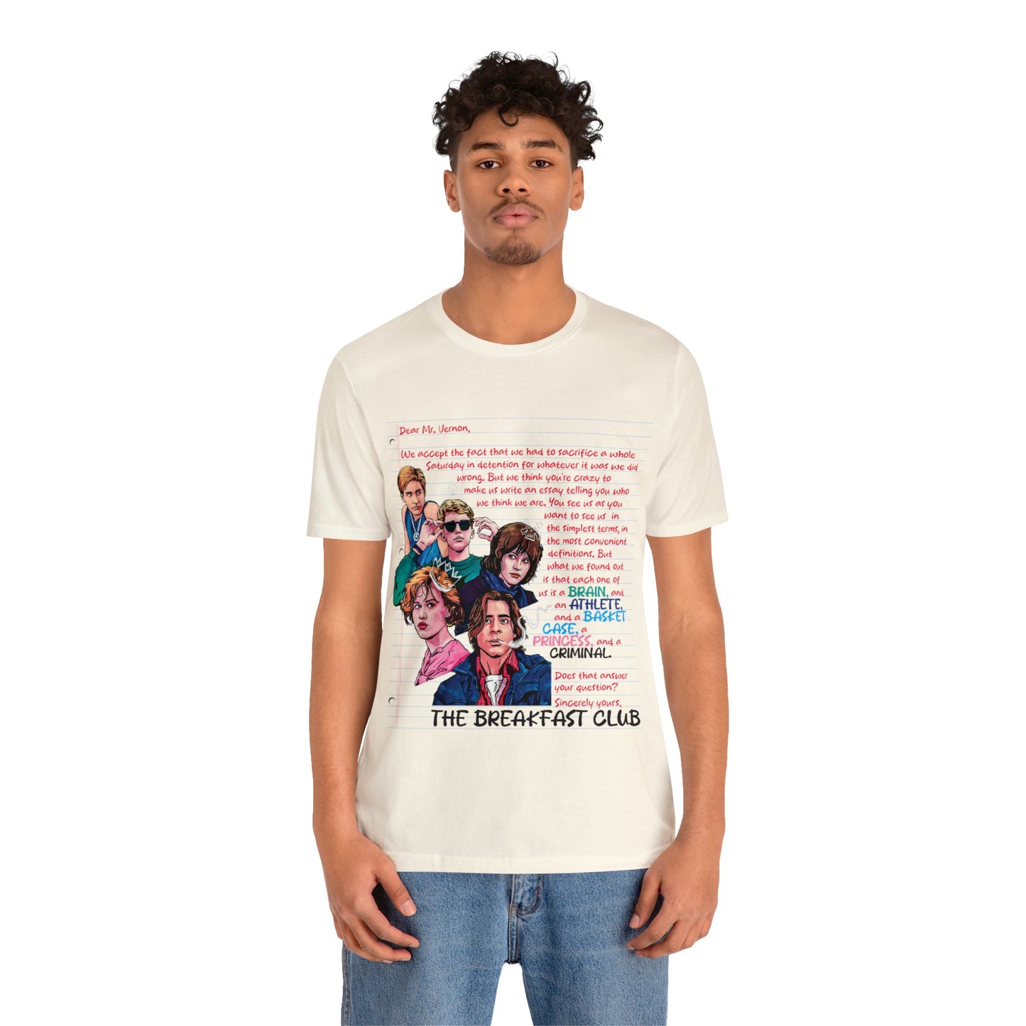 The Breakfast Club Movie - The Breakfast Club Shirt - Retro Teen Movie - The Breakfast Club Movie TShirt - 80s Teen Movie TShirt
