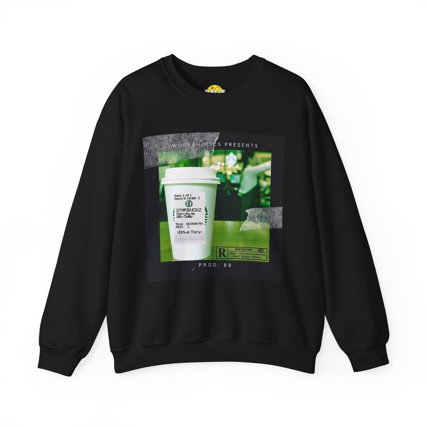 Dom Wavey Starbuckz Album Cover Sweatshirt