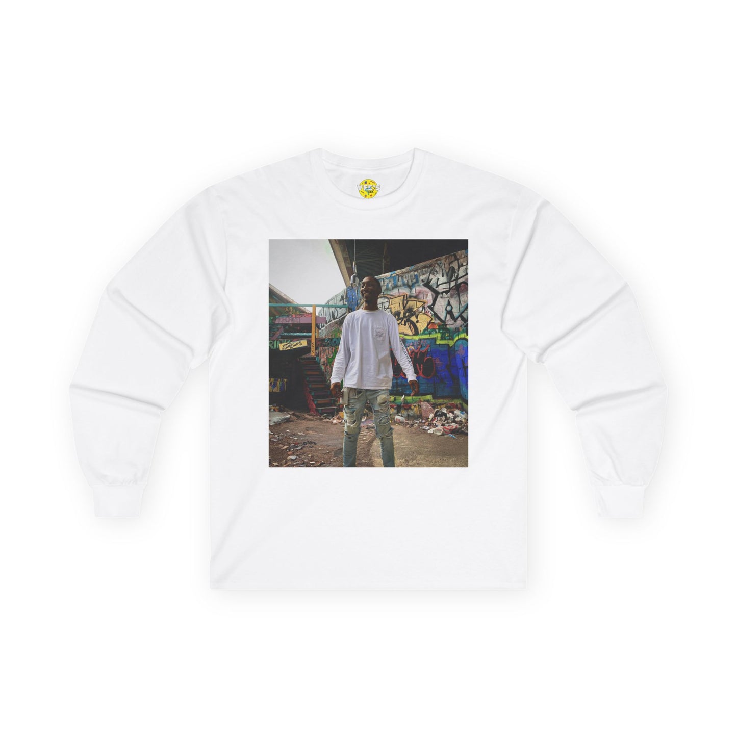 Dom Wavey - BlockWorkTV Freestyle long sleeve T-shirt
