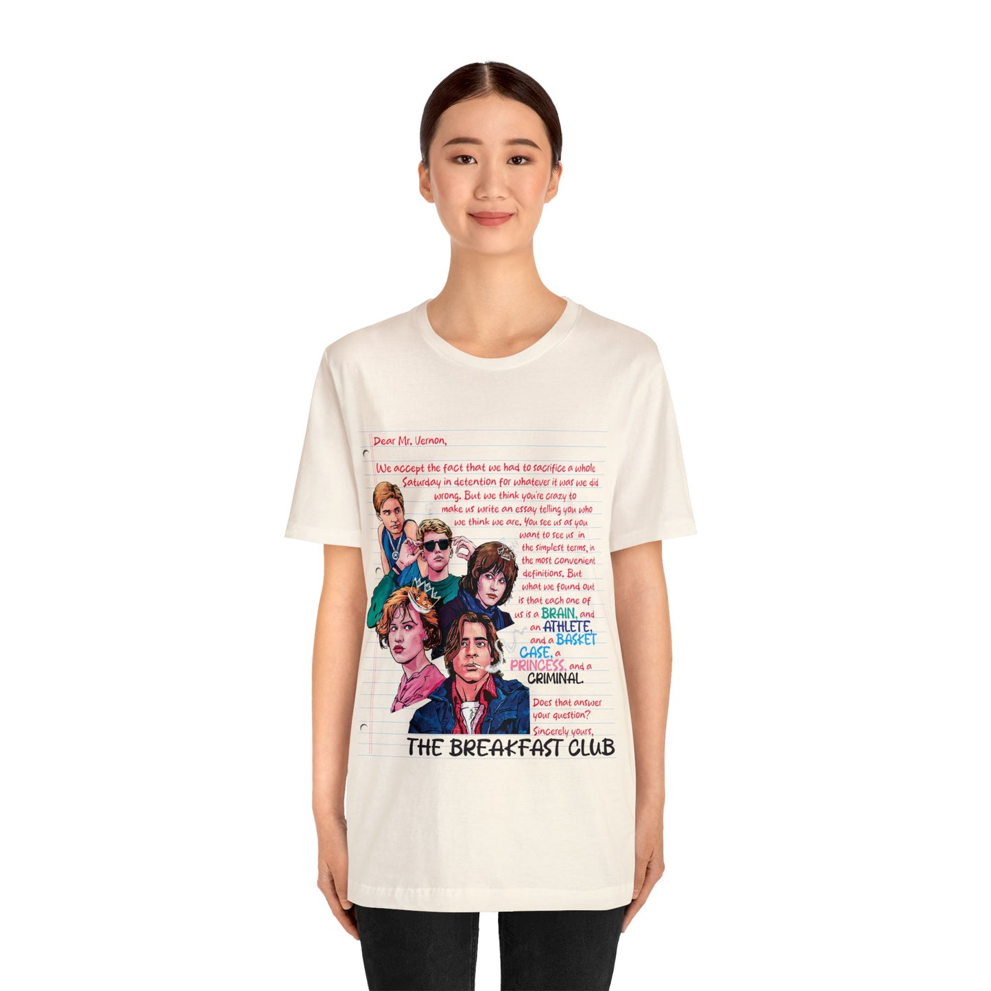 The Breakfast Club Movie - The Breakfast Club Shirt - Retro Teen Movie - The Breakfast Club Movie TShirt - 80s Teen Movie TShirt