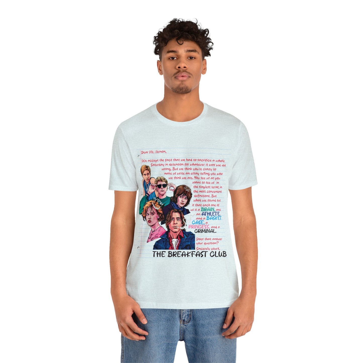 The Breakfast Club Movie - The Breakfast Club Shirt - Retro Teen Movie - The Breakfast Club Movie TShirt - 80s Teen Movie TShirt