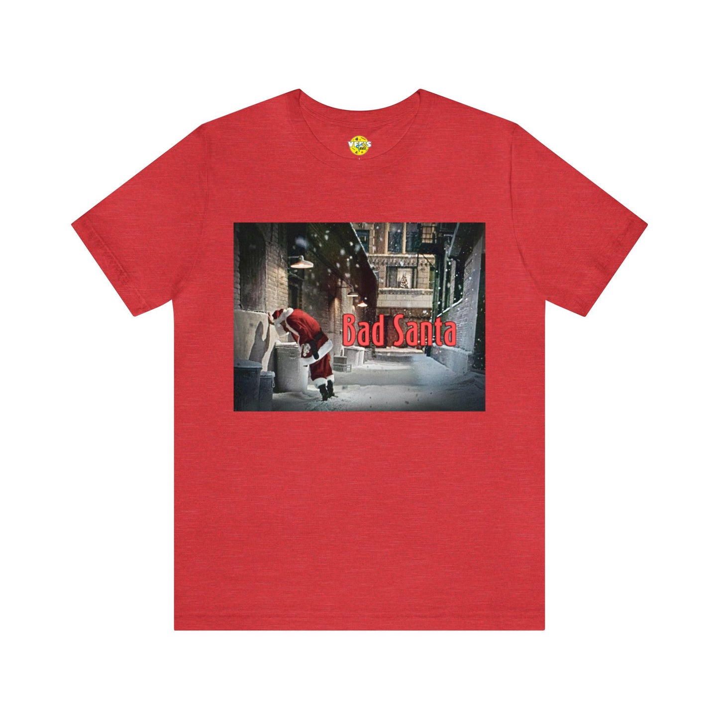 Bad Santa - Quirky Short Sleeve T-Shirt - Movie Scene Tee