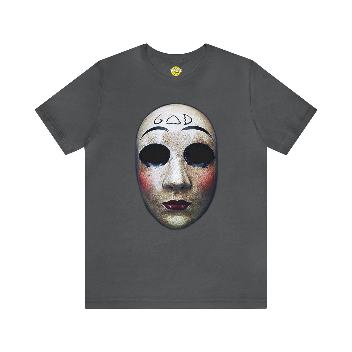 Halloween The Purge God Mask Short Sleeve T-Shirt - Iconic Horror Movie Tee, The Purge Mask Graphic Shirt