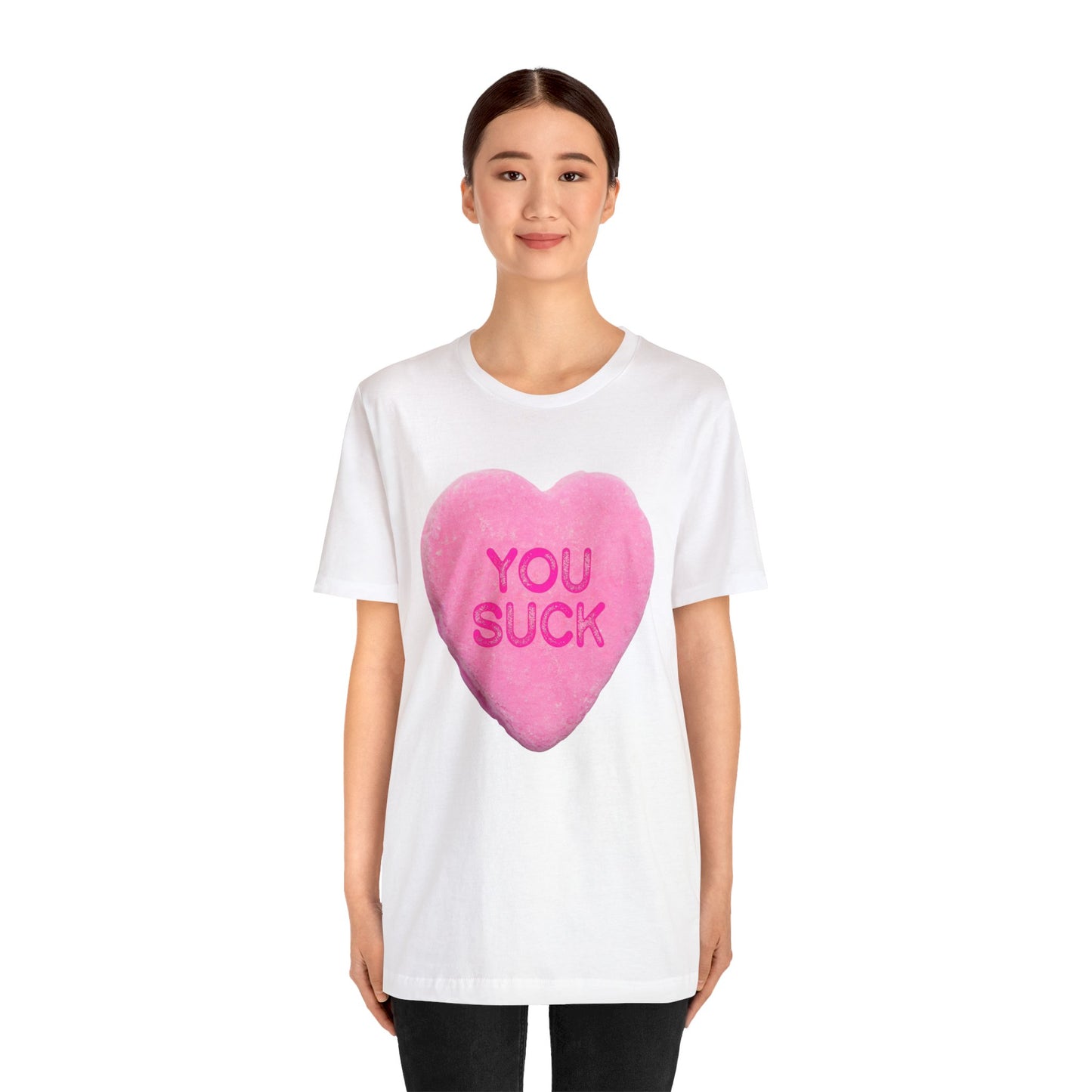 Funny Valentines Day Candy Shirt - Funny Candy Hearts Tshirt - Anti-Valentines Conversation Hearts TShirt - Anti-Valentines Day Candy Hearts