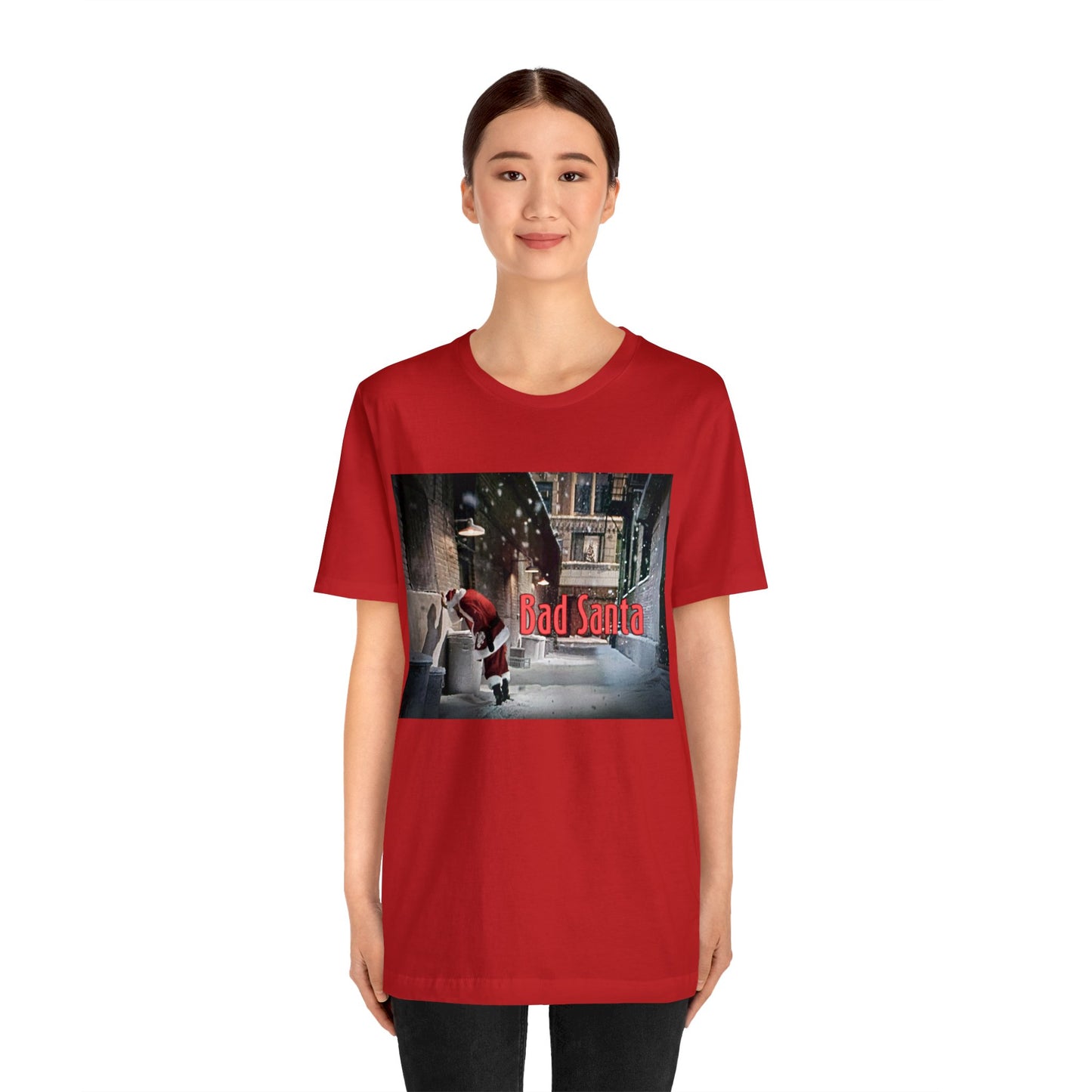 Bad Santa - Quirky Short Sleeve T-Shirt - Movie Scene Tee