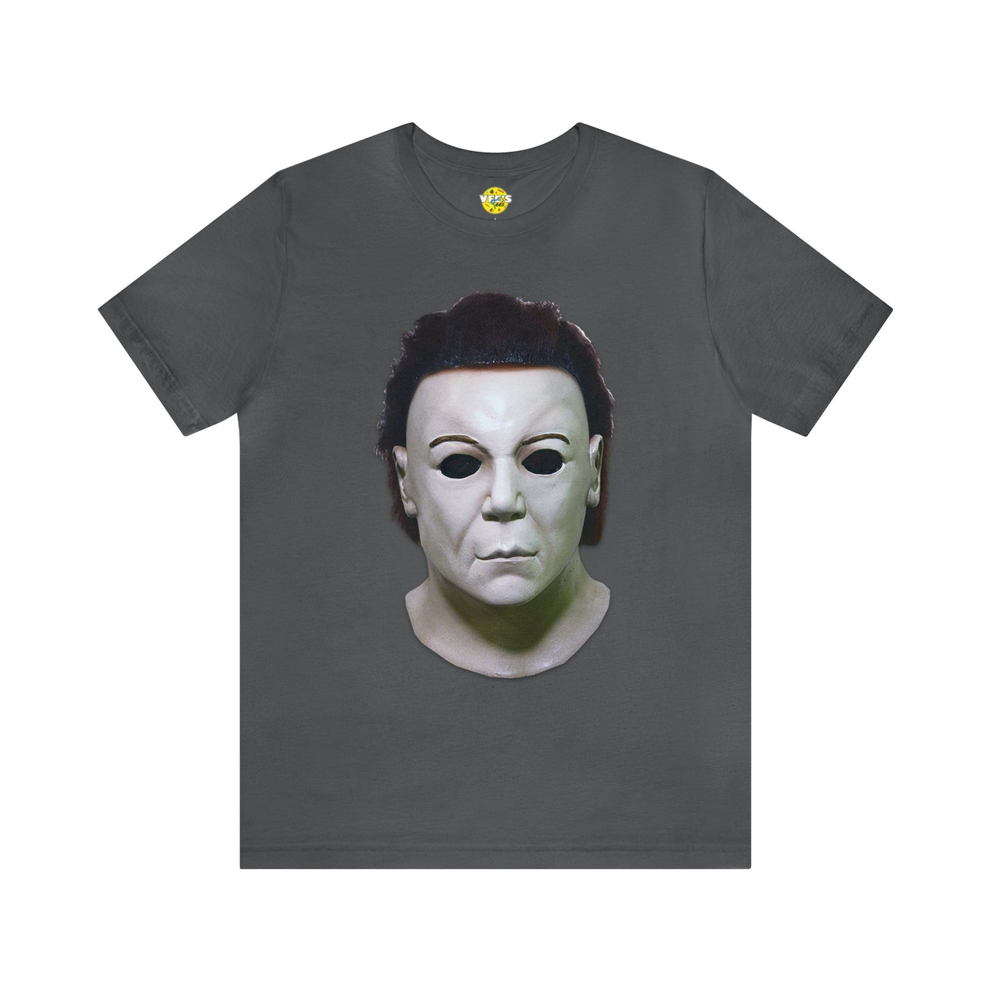 Halloween Michael Myers' Mask Halloween Short Sleeve T-Shirt - Horror Icon Tee, Classic Movie Graphic Shirt