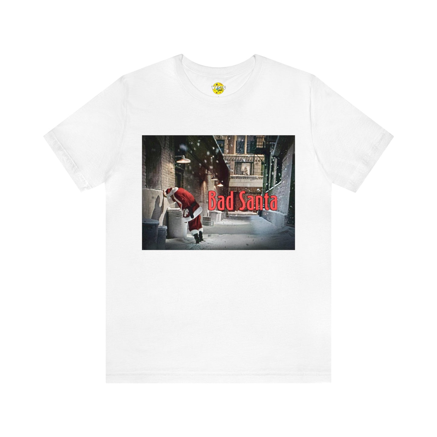 Bad Santa - Quirky Short Sleeve T-Shirt - Movie Scene Tee