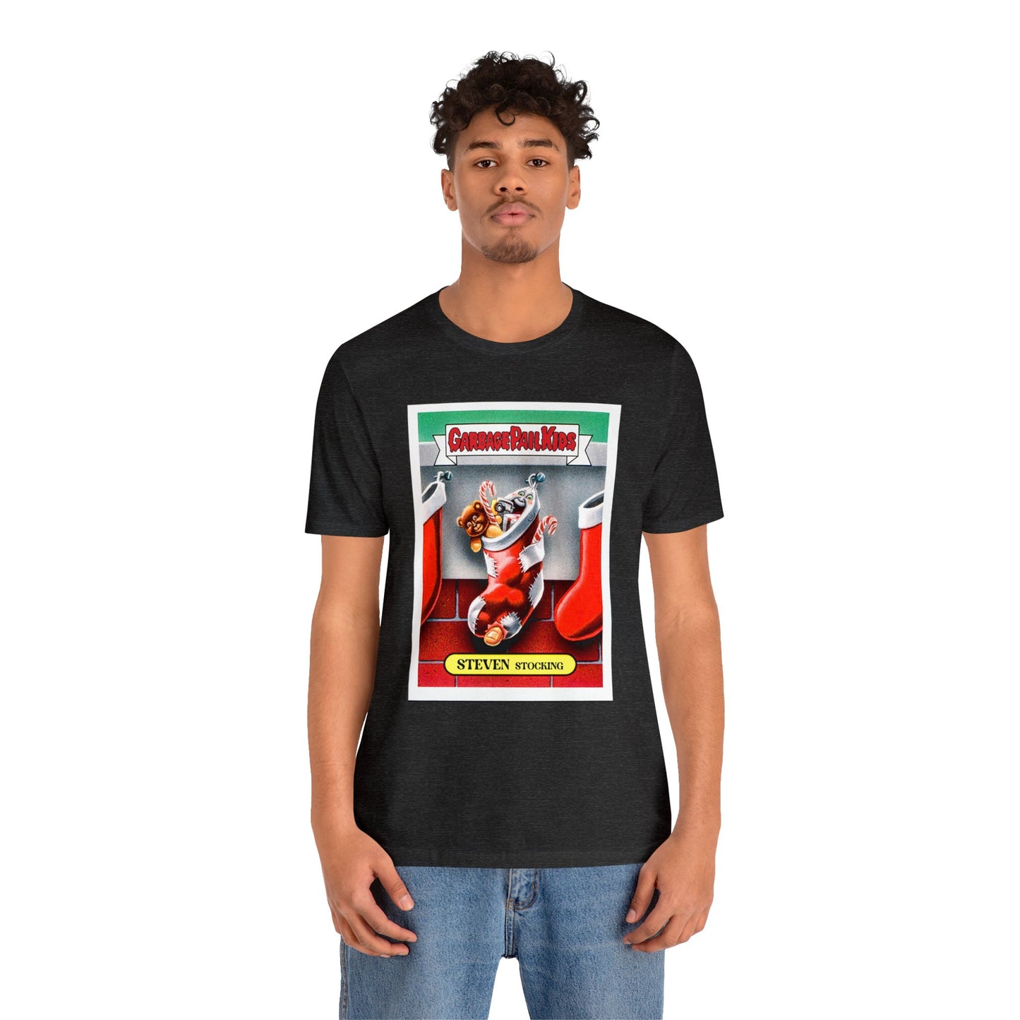 Garbage Pail Kids Tshirt - Christmas Garbage Pail Kids Tshirt - Holiday GPK tshirt - Stephen Stocking Garbage Pail Kids