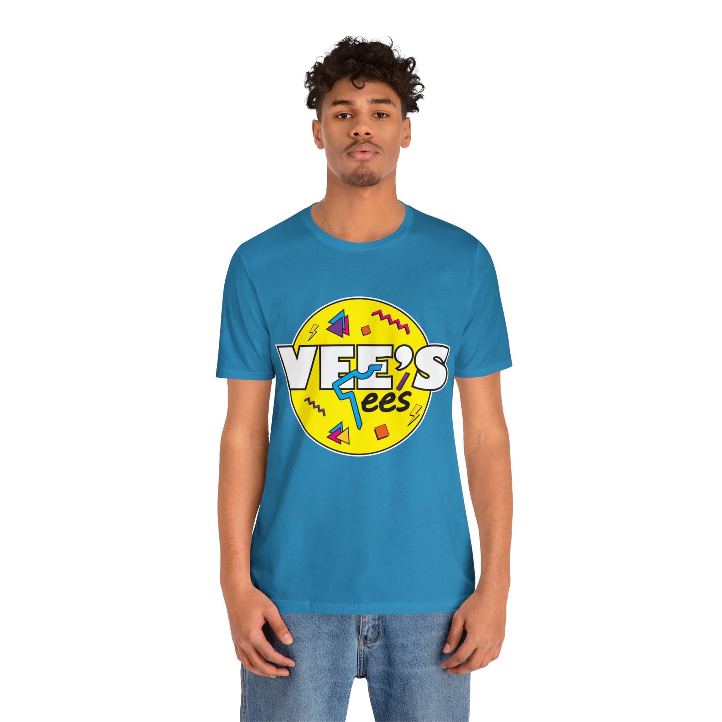 VeesTees Logo Short Sleeve T-Shirt - Classic Brand Tee, Stylish Graphic Shirt