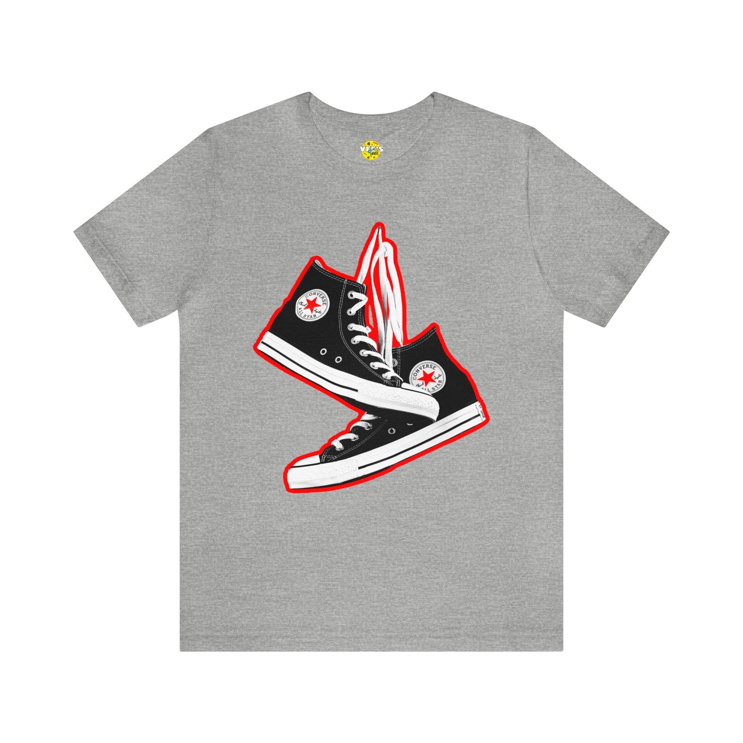 Black Sneakers tshirt - 90s Sneakers tshirt - converse chuck taylor all stars tshirt - High Top Chuck Taylor All Stars Tshirt