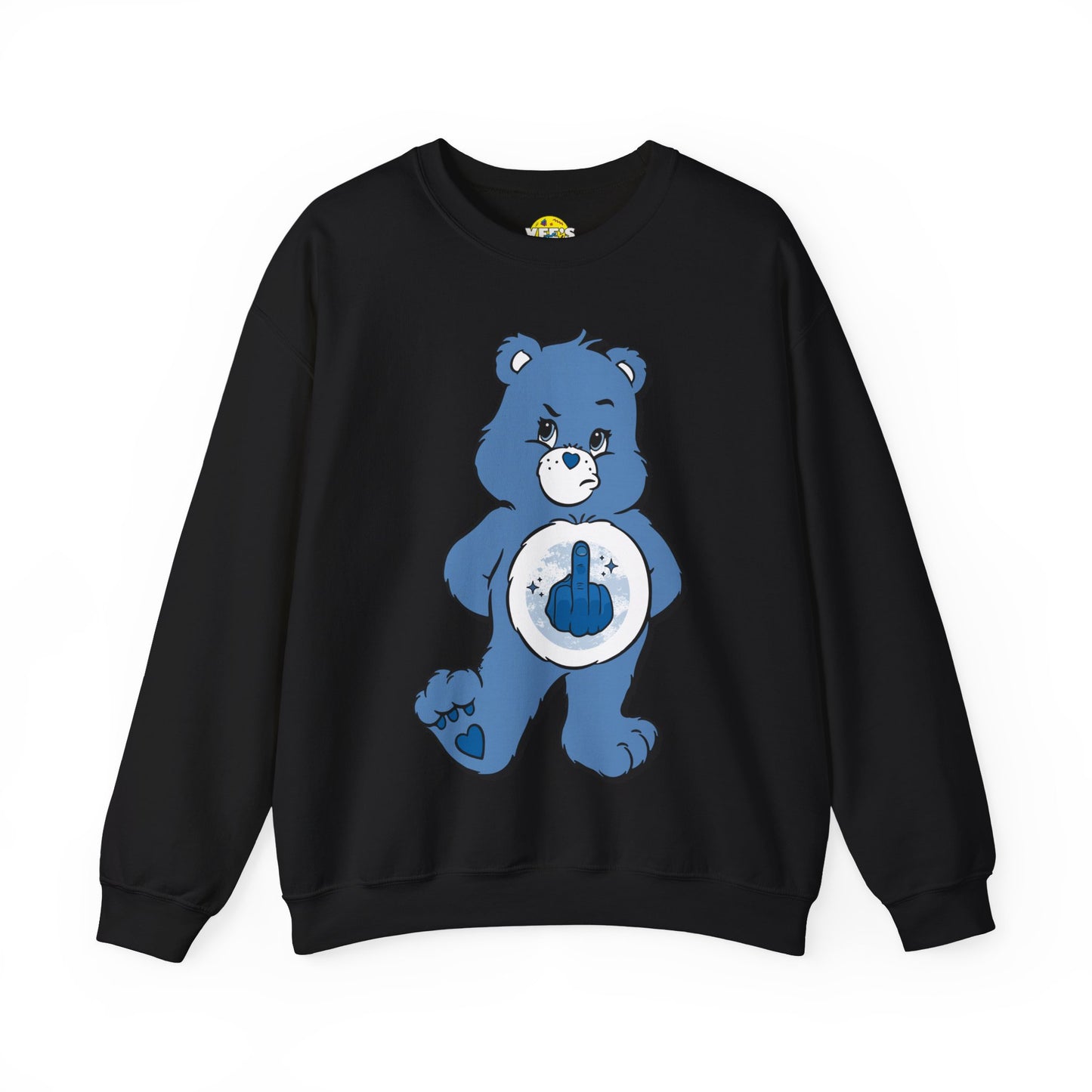 Grumpy Bear Middle Finger Sweatshirt - Adult Care Bears