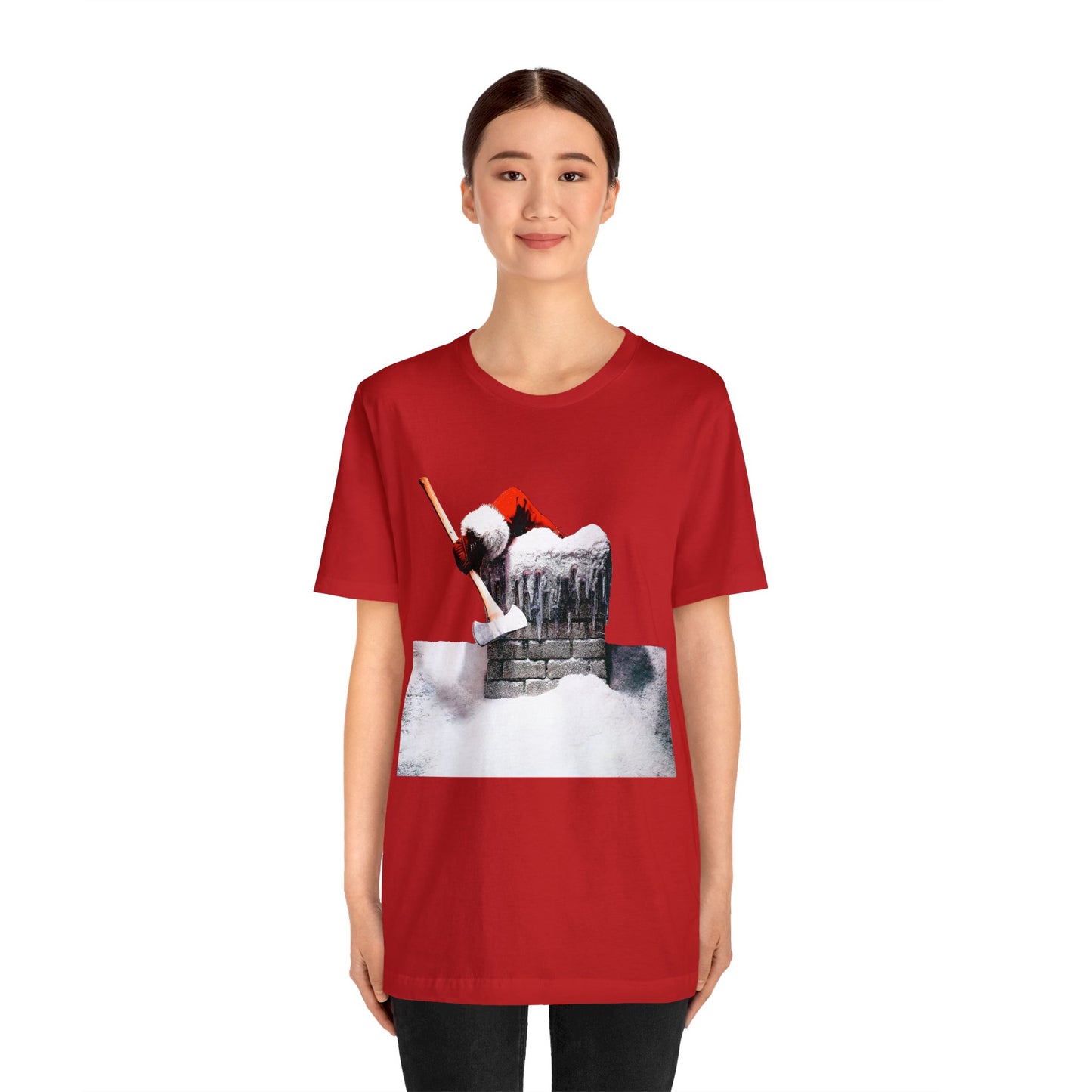 Silent Night Deadly Night tshirt - Christmas creepy santa chimney tee - Creepy Santa Chimney tshirt - Scary Santa Chimney tee