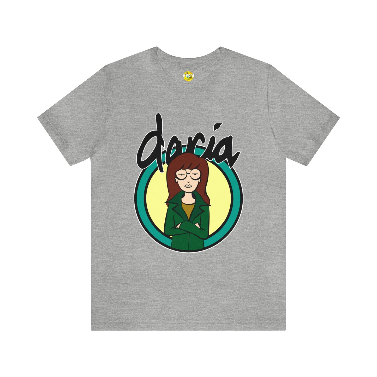 Daria Morgendorffer Short Sleeve T-Shirt - Vintage MTV Cartoon Shirt for Retro Fans