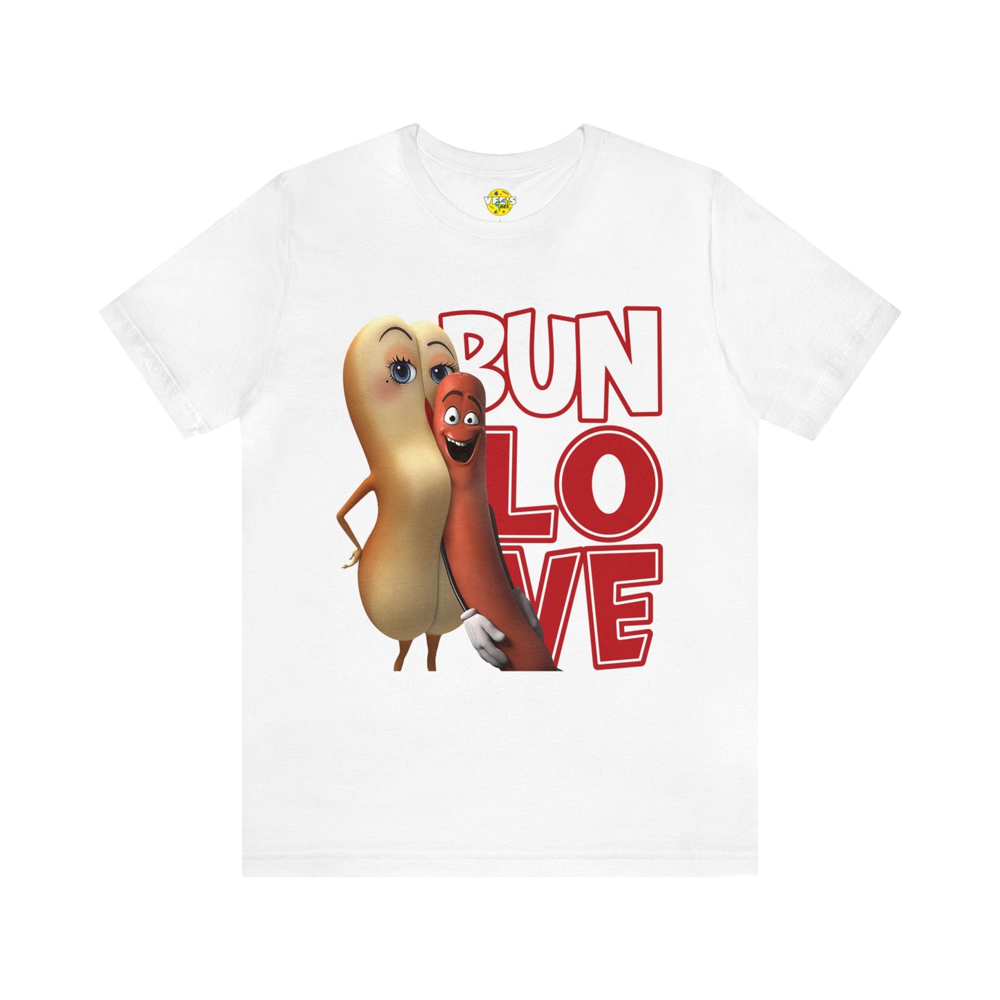 Sausage Party Movie Inspired Tshirt - Frank and Brenda Bun Love Shirt - Humorous Pop Culture Couple Tee - Quirky Animated Comedy Fashion