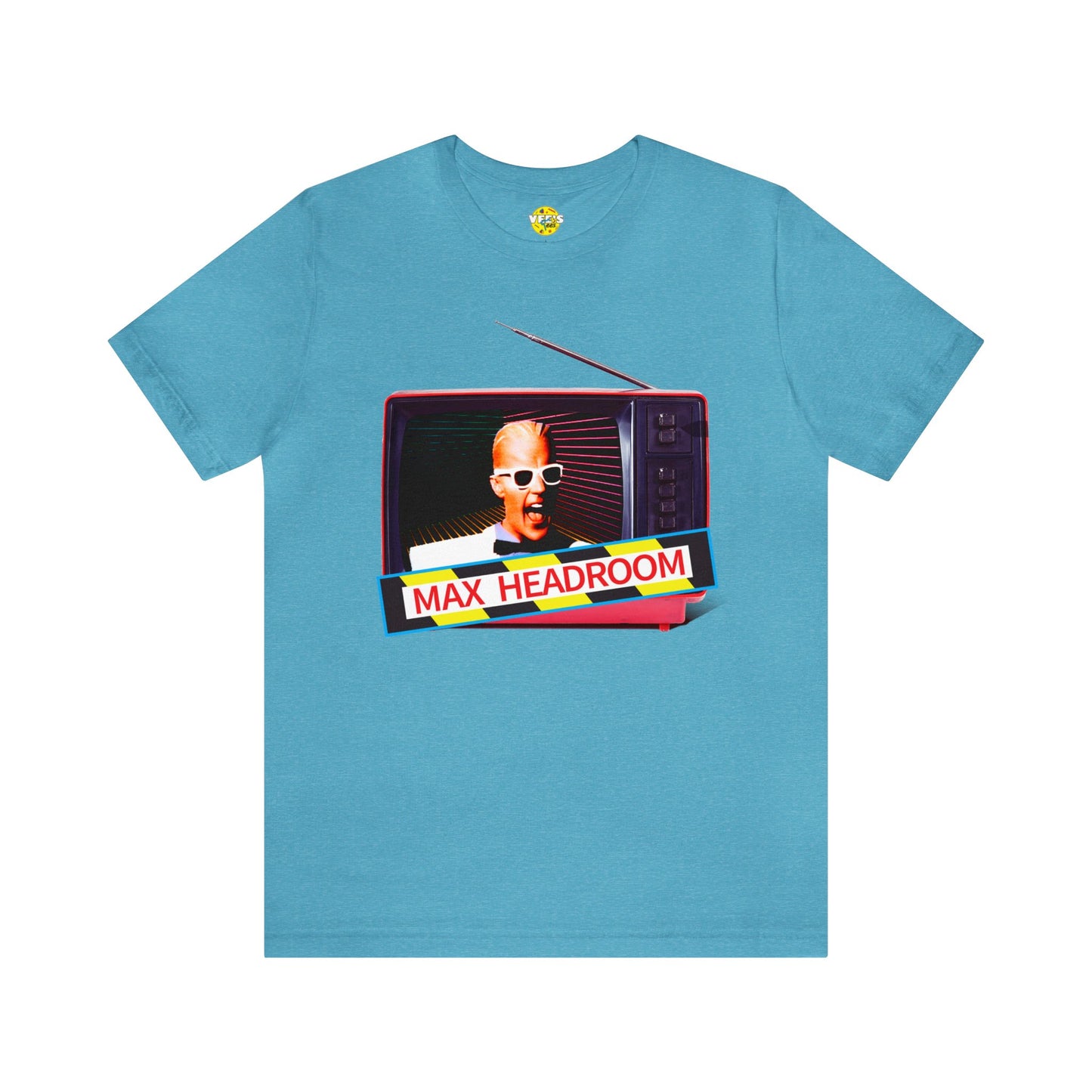 Max Headroom Retro TV Vibes Short Sleeve T-Shirt - Vintage Cyberpunk Tee