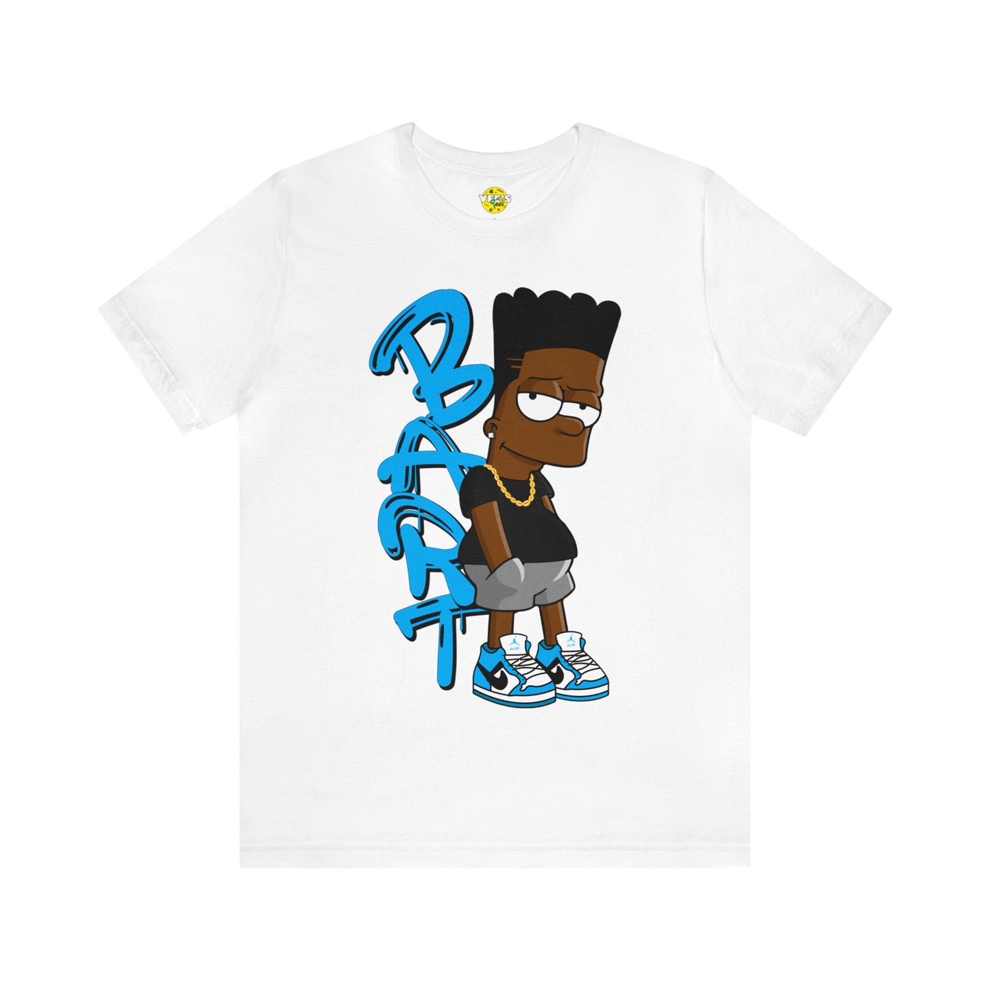 Black Bart Simpson TShirt - Blue, Urban Streetwear, Vintage Cartoon Shirt, Hip Hop Inspired Tee