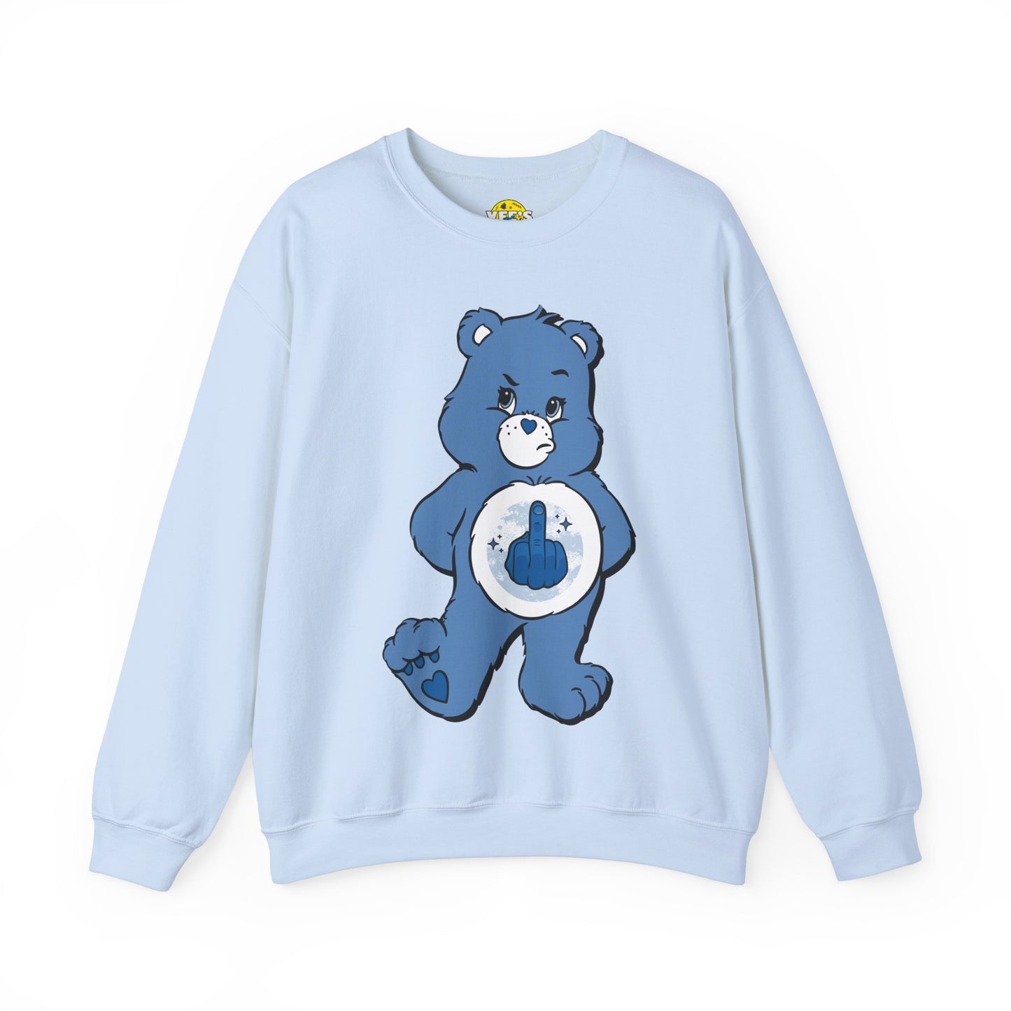 Grumpy Bear Middle Finger Sweatshirt - Adult Care Bears