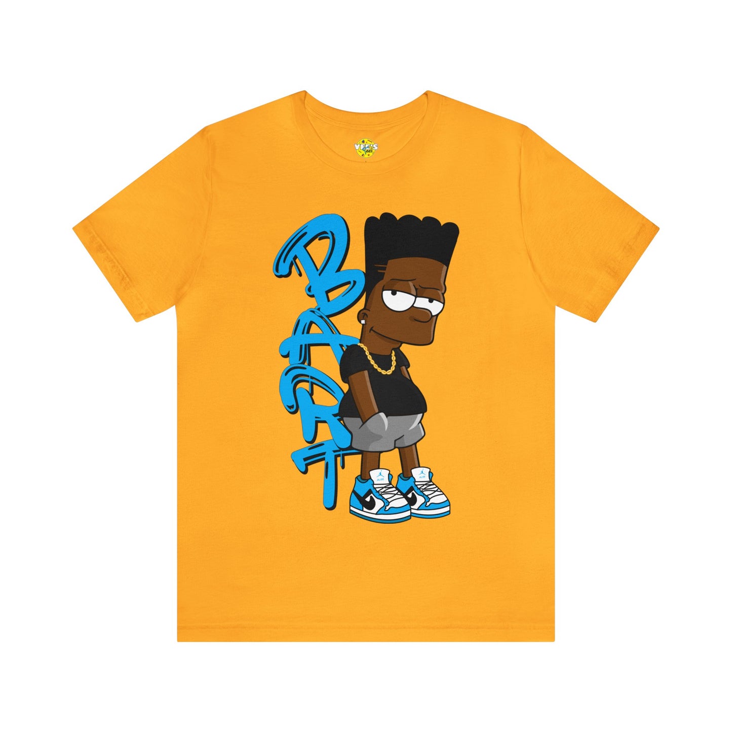 Black Bart Simpson TShirt - Blue, Urban Streetwear, Vintage Cartoon Shirt, Hip Hop Inspired Tee