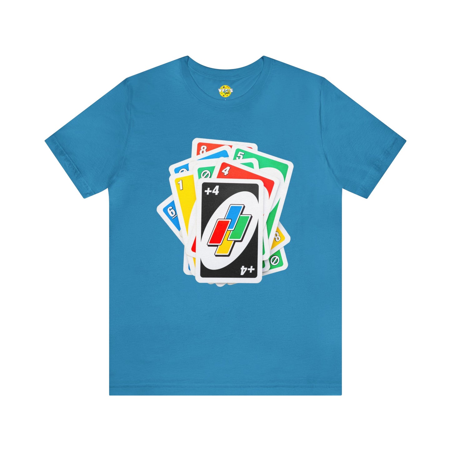 Uno Card Game TShirt - Fun Draw 4 Stack Design - Card Game Tee - Draw 4 TShirt