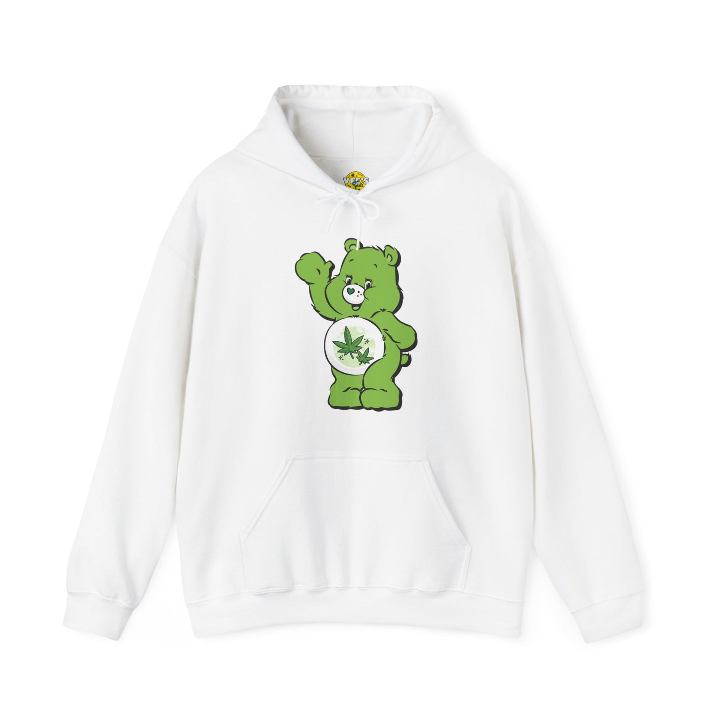 Green Care Bear 420 Hoodie