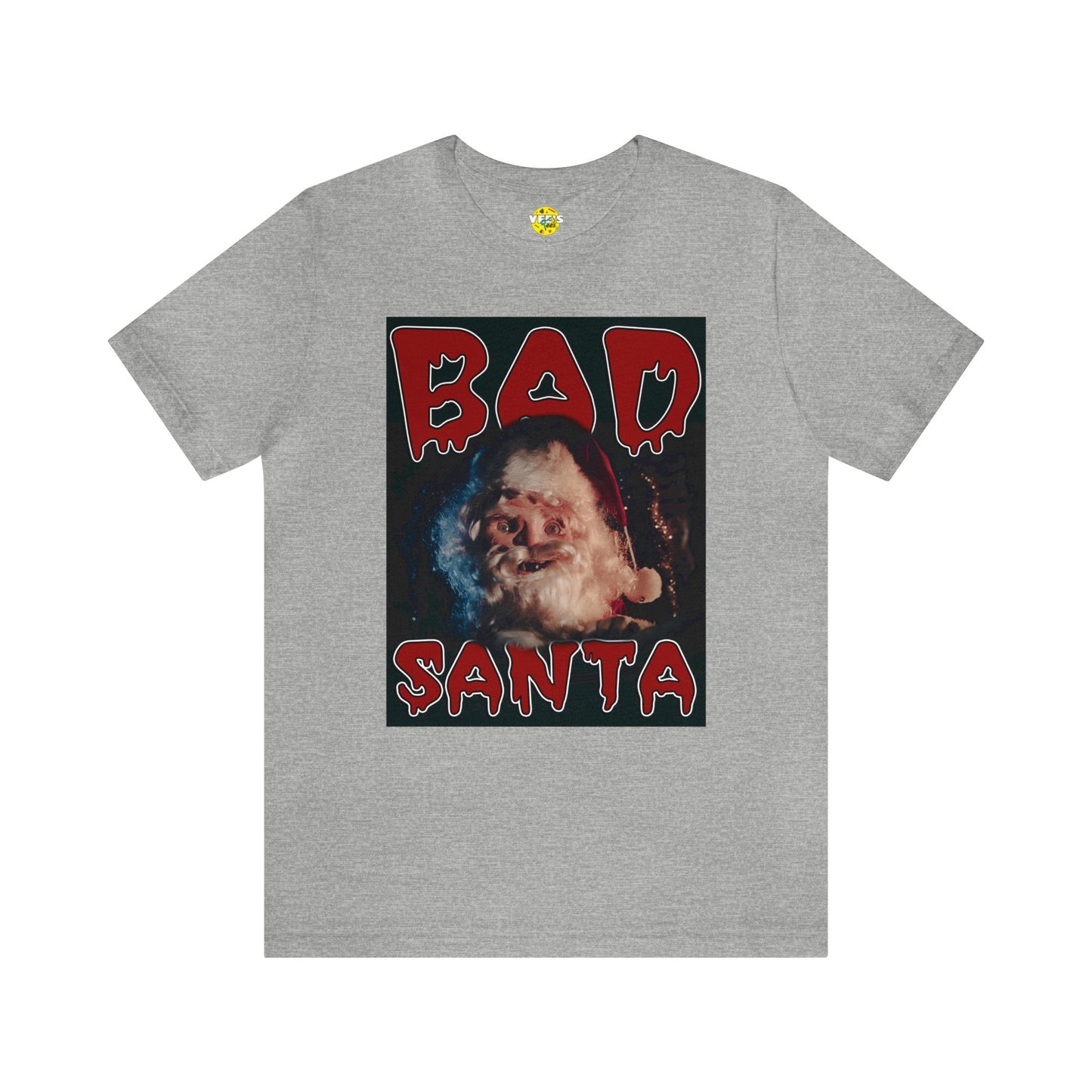 Holiday Scary Santa Mask tshirt - Christmas Crypt Keeper Santa tshirt - Christmas Ghoul Santa Mask tshirt - Christmas Creepy Santa Mask tee