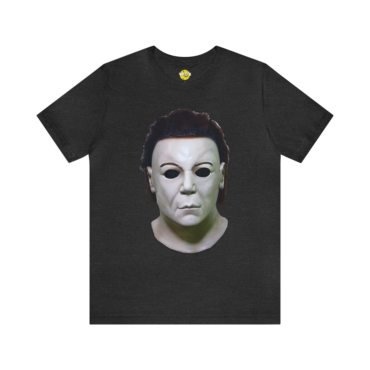 Halloween Michael Myers' Mask Halloween Short Sleeve T-Shirt - Horror Icon Tee, Classic Movie Graphic Shirt