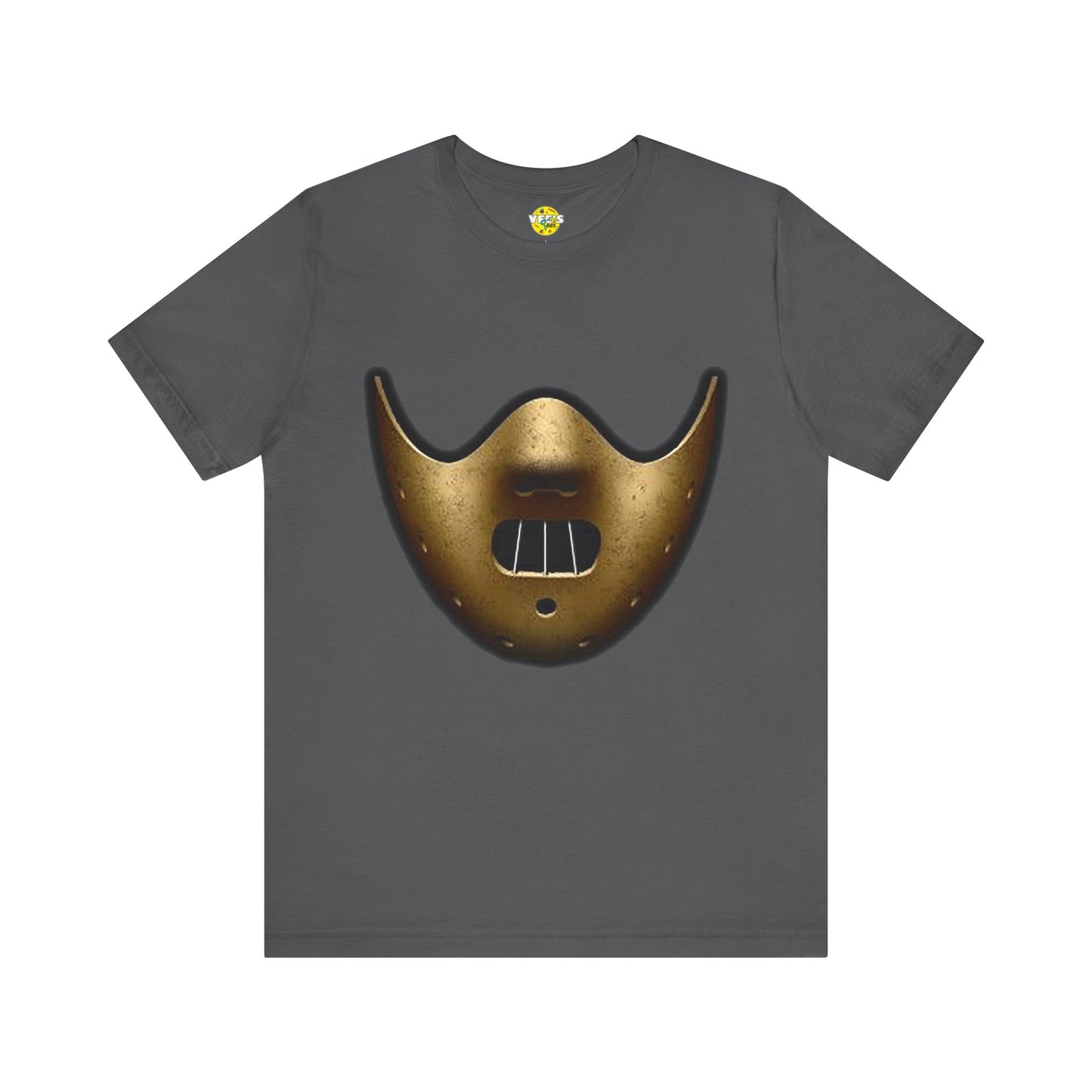 Halloween Hannibal Lecter Mask Short Sleeve T-Shirt - Silence of the Lambs Tee