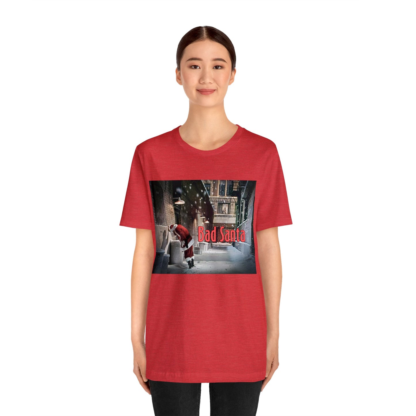 Bad Santa - Quirky Short Sleeve T-Shirt - Movie Scene Tee