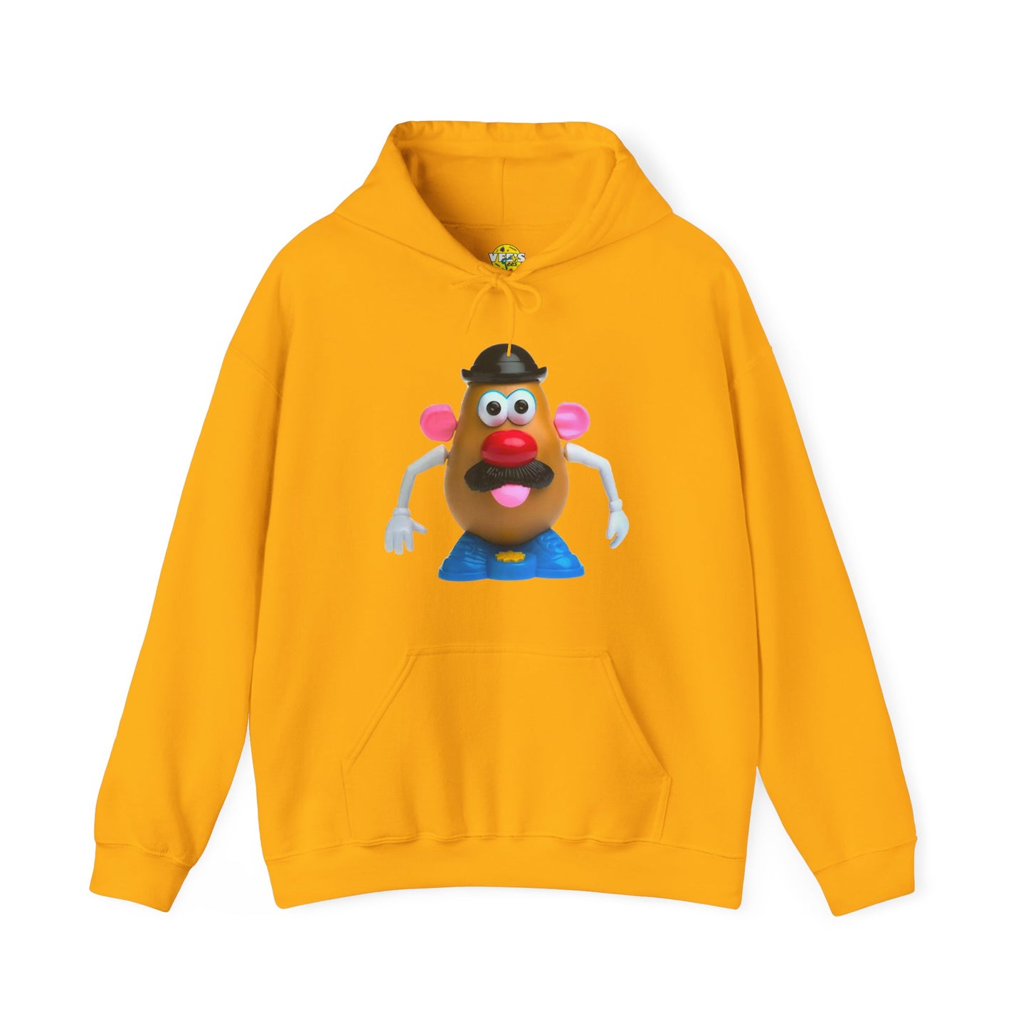 Classic Mr. Potato Head Retro Hoodie, Vintage Nostalgic Retro Iconic Childhood Character Sweatshirt, Valentines Day Couple Toy Enthusiast