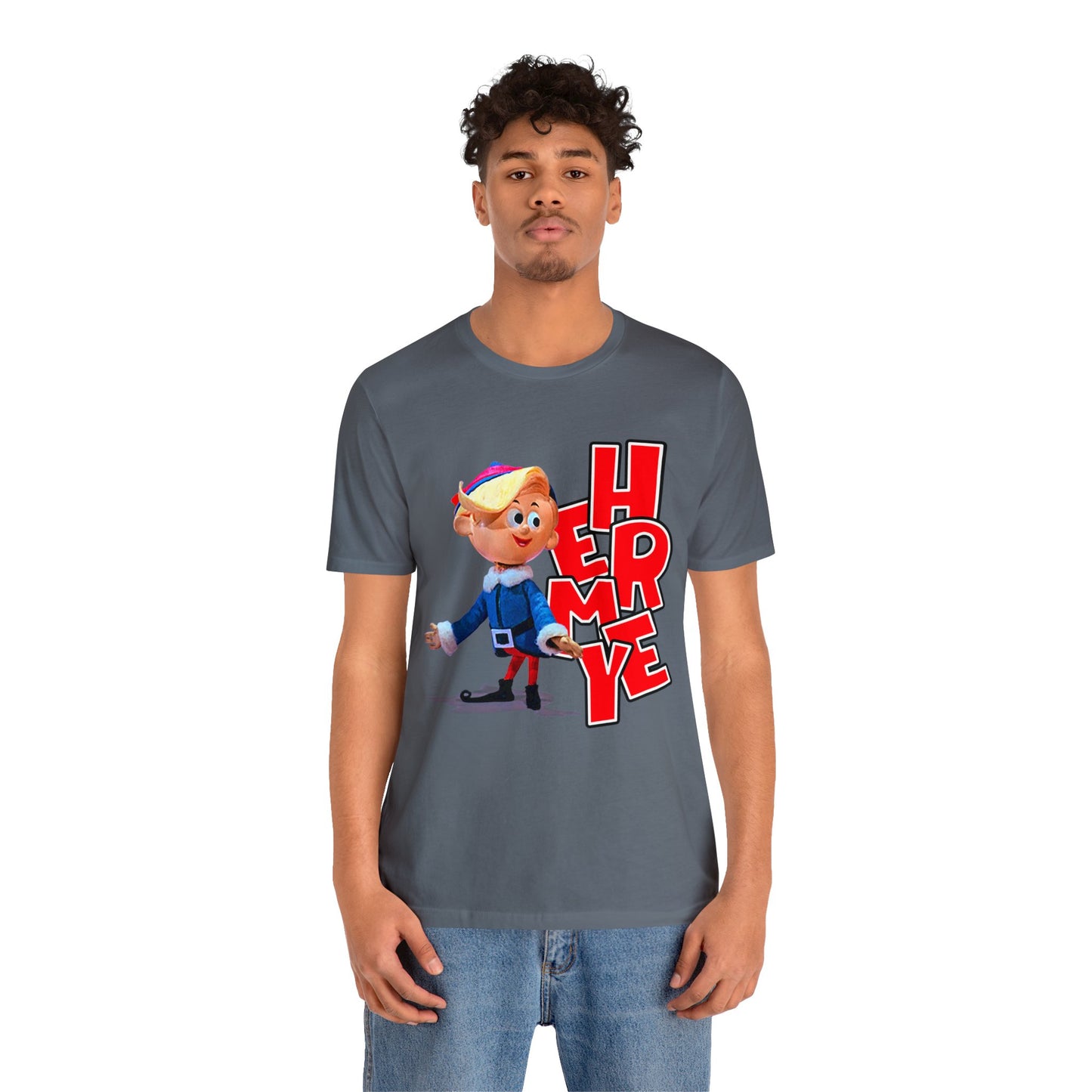 Rudolph the Red Nosed Reindeer Hermey tee - Rudolph Christmas Movie Hermey tee - Misfit Toys Hermey tee - Rudolph Hermey shirt