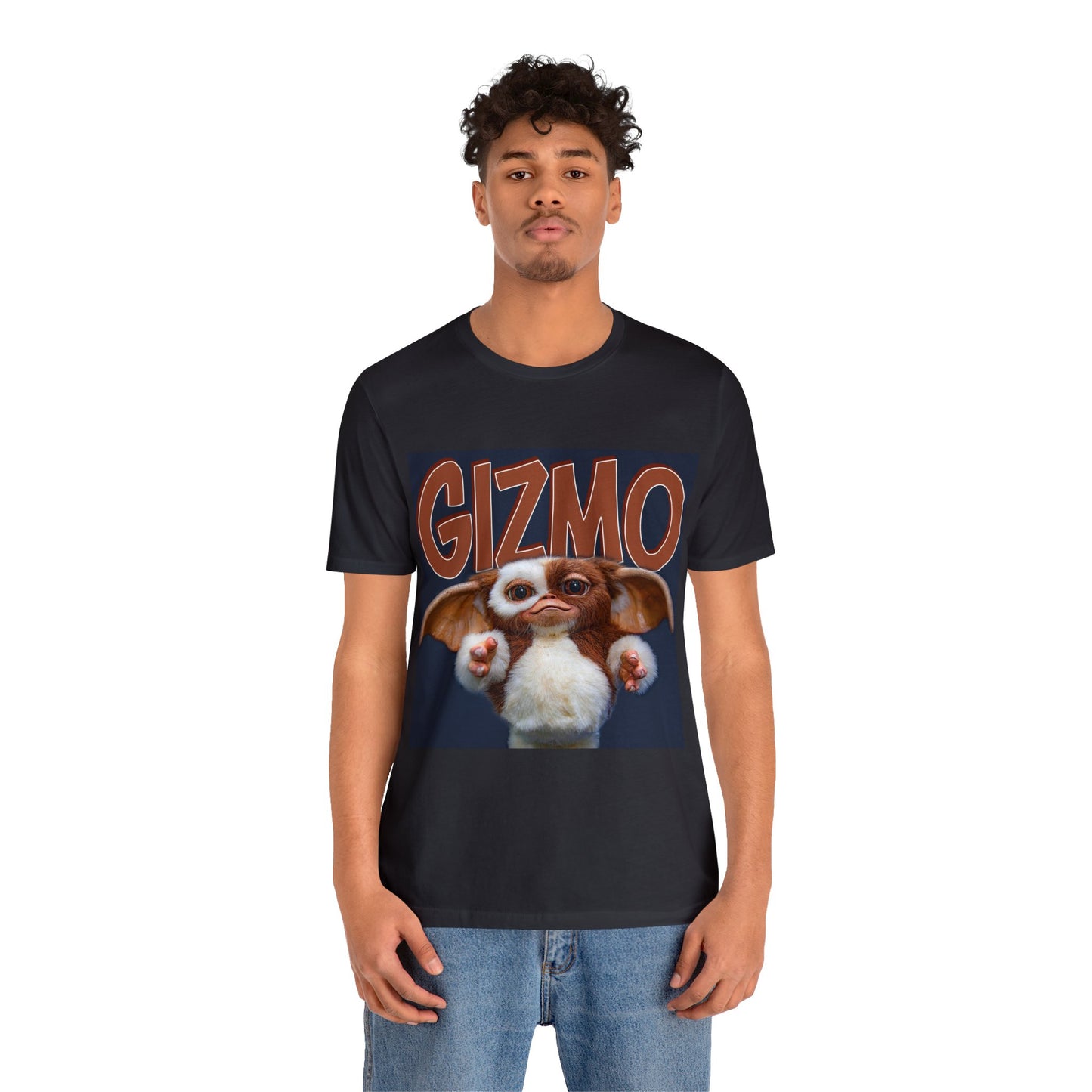 Halloween Gizmo from Gremlins Short Sleeve T-Shirt - Cute Mogwai Graphic Tee, 80s Movie Nostalgia Shirt