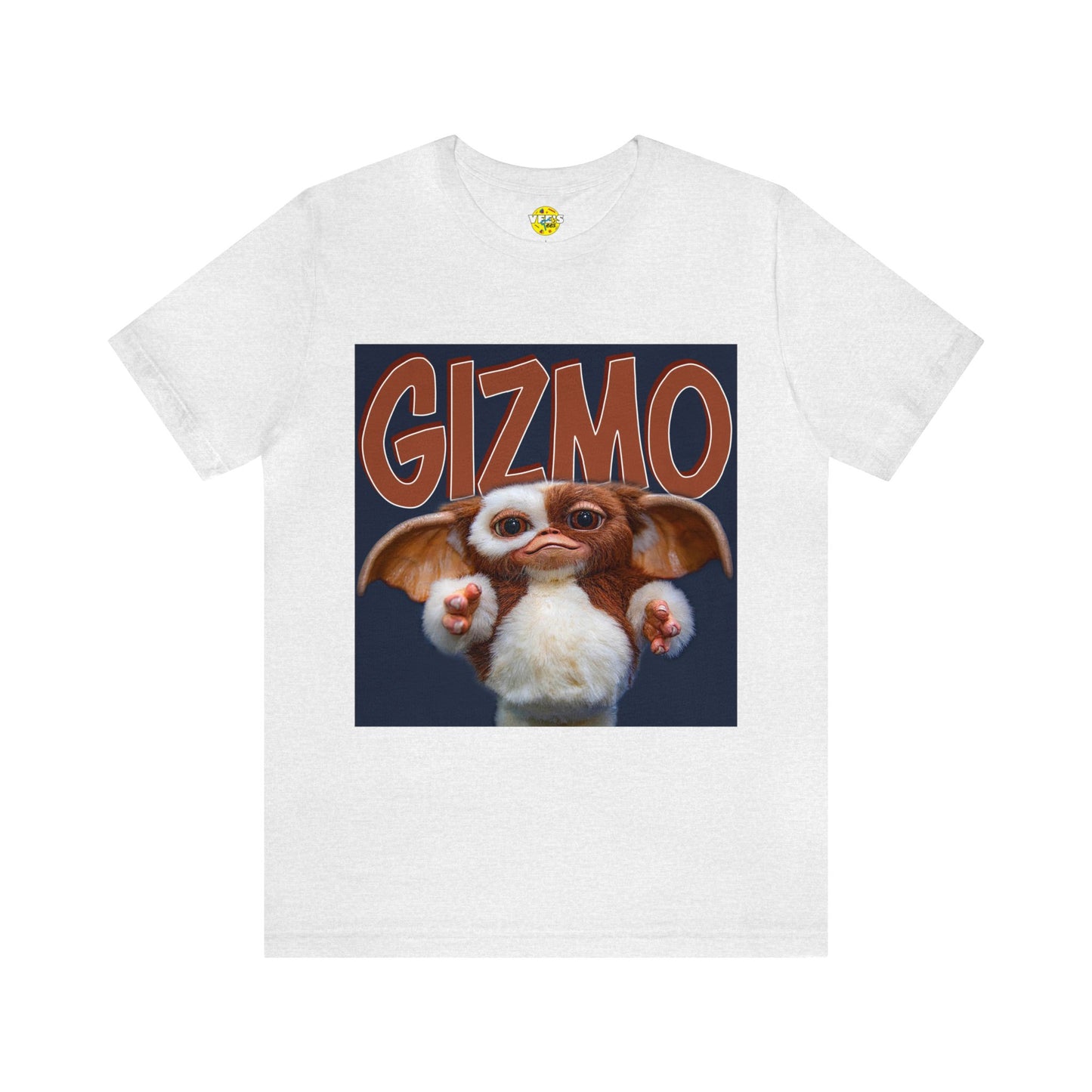 Halloween Gizmo from Gremlins Short Sleeve T-Shirt - Cute Mogwai Graphic Tee, 80s Movie Nostalgia Shirt