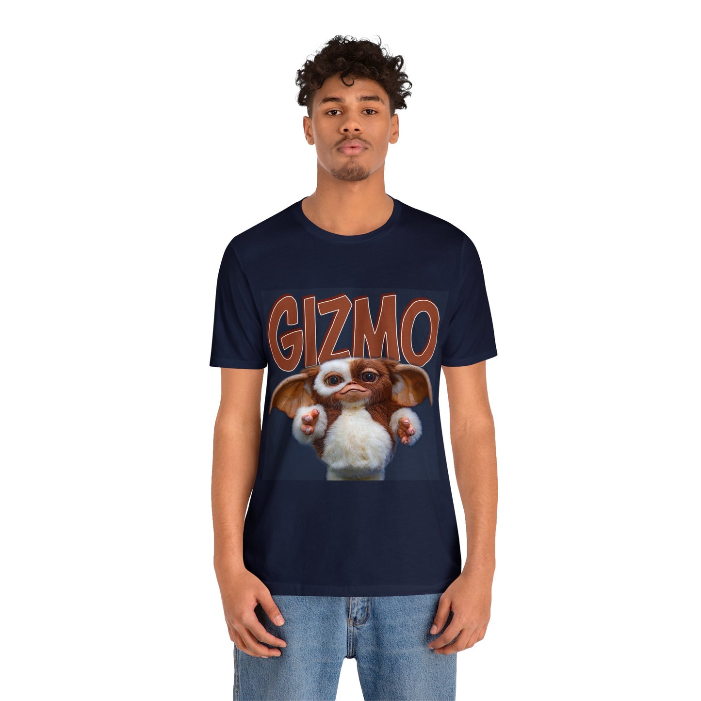 Halloween Gizmo from Gremlins Short Sleeve T-Shirt - Cute Mogwai Graphic Tee, 80s Movie Nostalgia Shirt