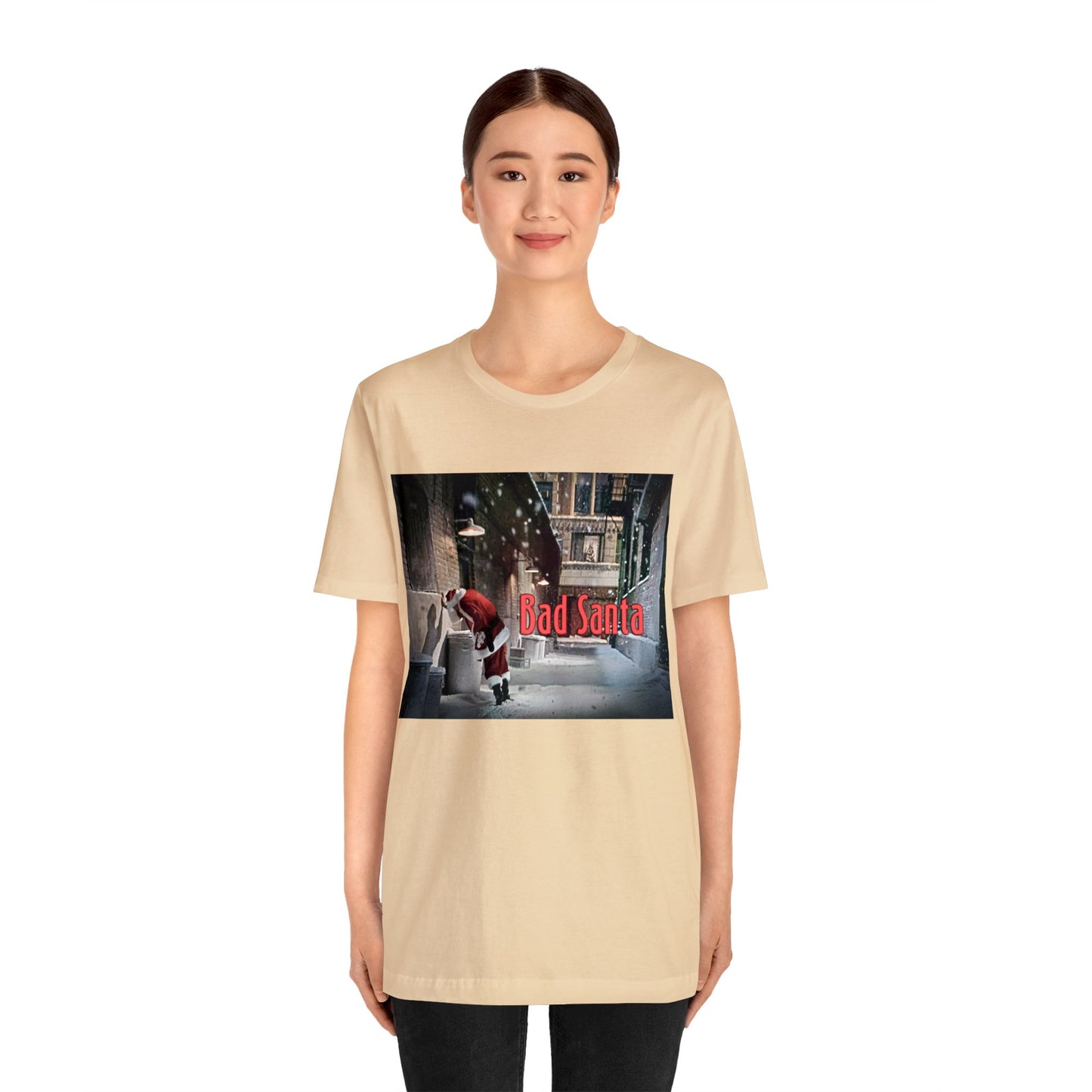 Bad Santa - Quirky Short Sleeve T-Shirt - Movie Scene Tee