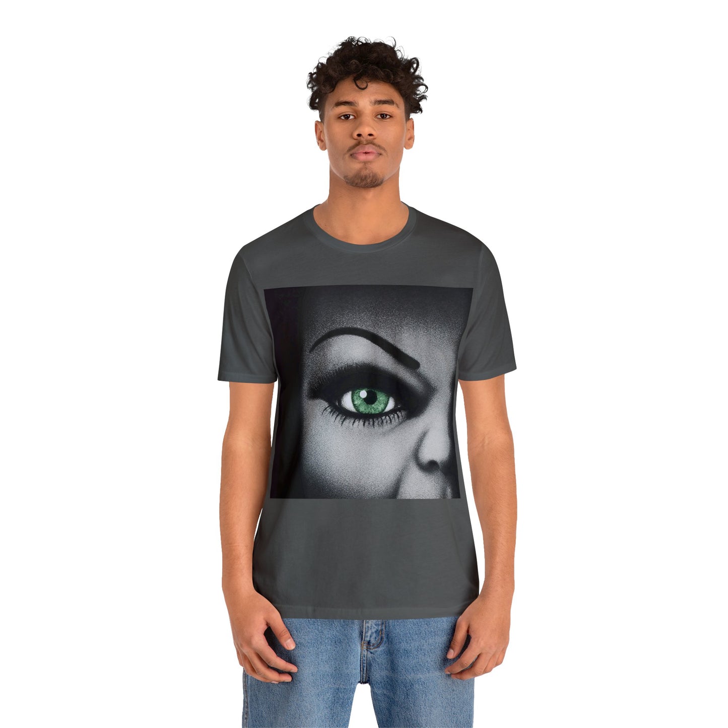 Halloween Bride of Chucky - Tiffany's Face Closeup Short Sleeve T-Shirt - Horror Icon Tee, Classic Movie Graphic Shirt