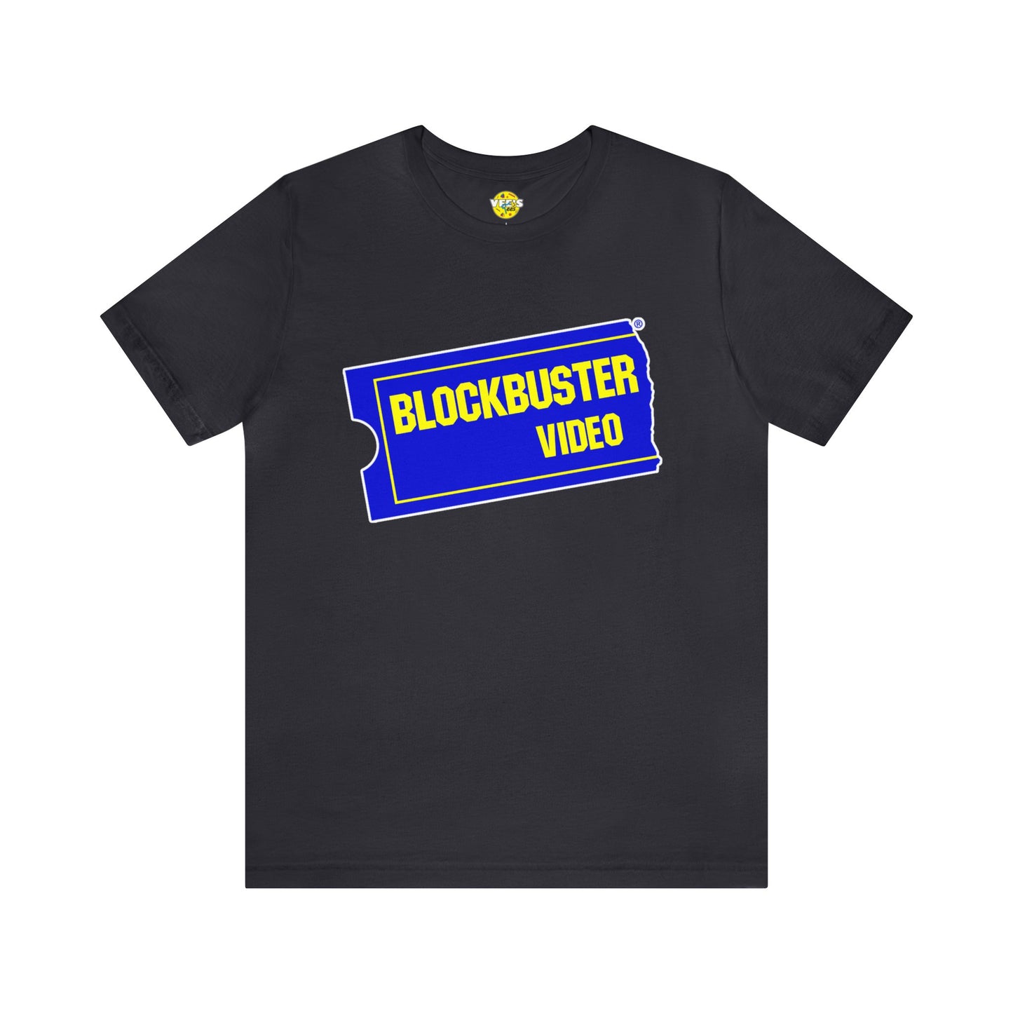 Blockbuster Video Nostalgia Short Sleeve T-Shirt - Retro 90s Video Store Logo Shirt