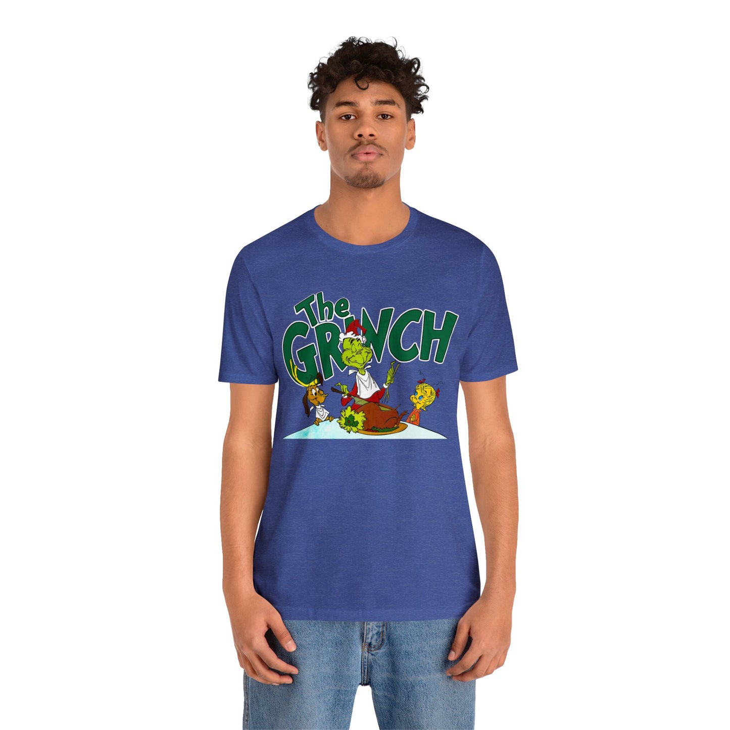 The Grinch cartoon tshirt - The Grinch Christmas table tshirt - Holiday Grinch Christmas table tshirt - Christmas Grinch dinner tshirt