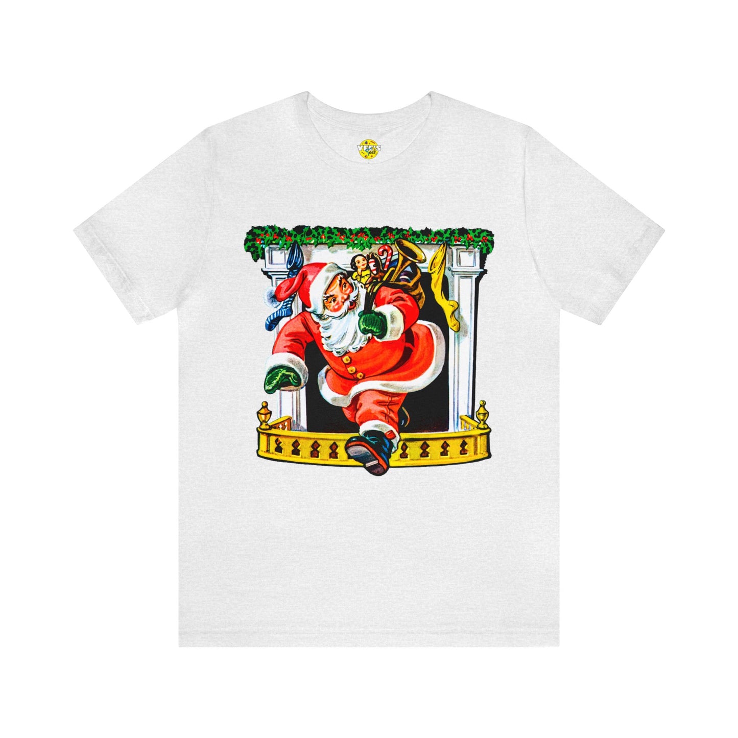 Night Before Christmas Tshirt - Christmas Santa Book Tshirt - Retro Christmas Santa Book Tshirt - Old Fashioned Santa Claus TShirt