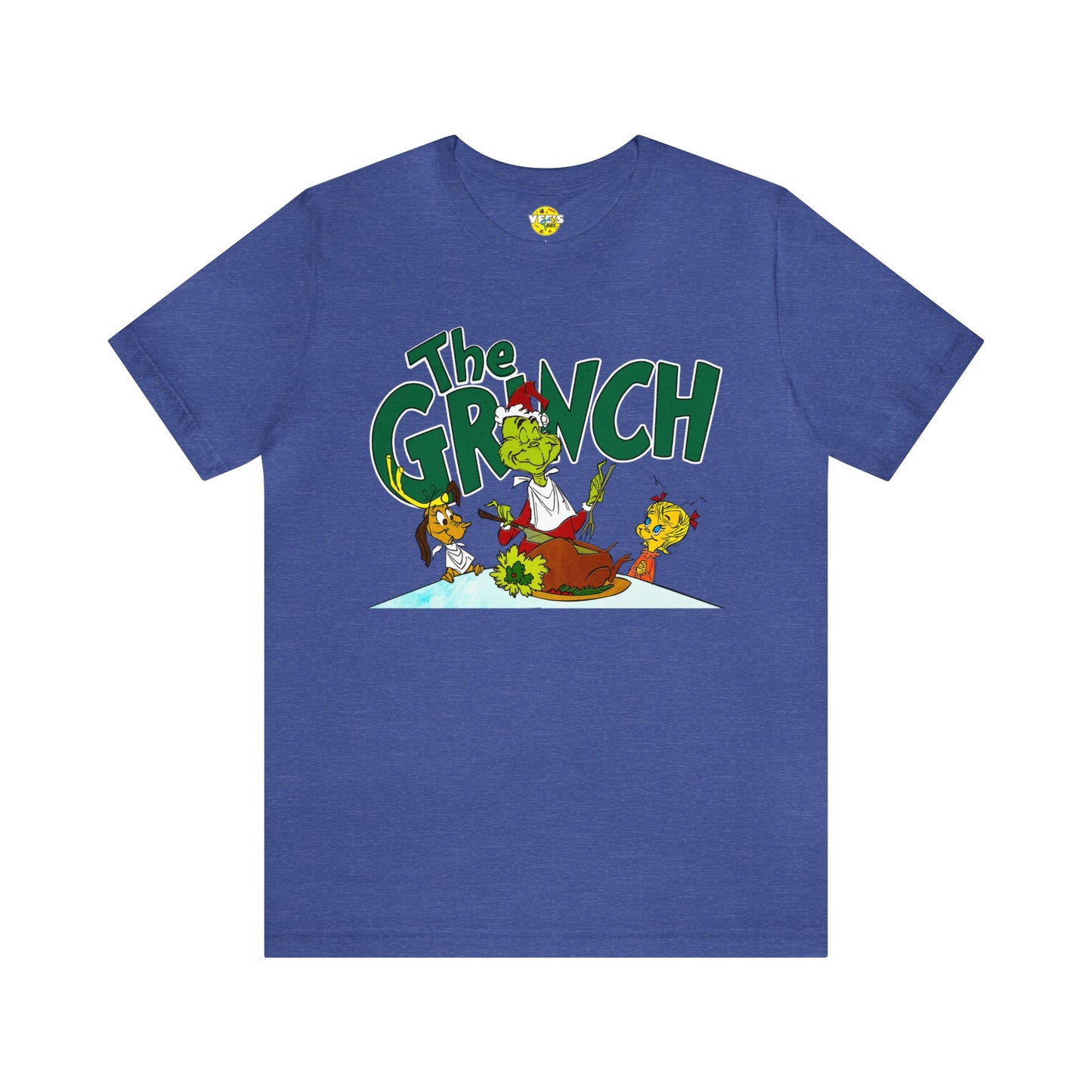 The Grinch cartoon tshirt - The Grinch Christmas table tshirt - Holiday Grinch Christmas table tshirt - Christmas Grinch dinner tshirt