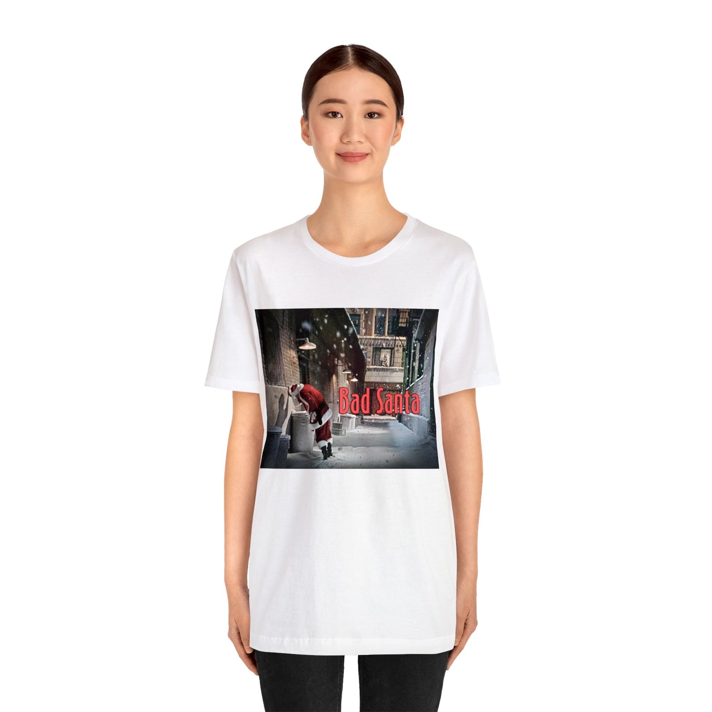 Bad Santa - Quirky Short Sleeve T-Shirt - Movie Scene Tee