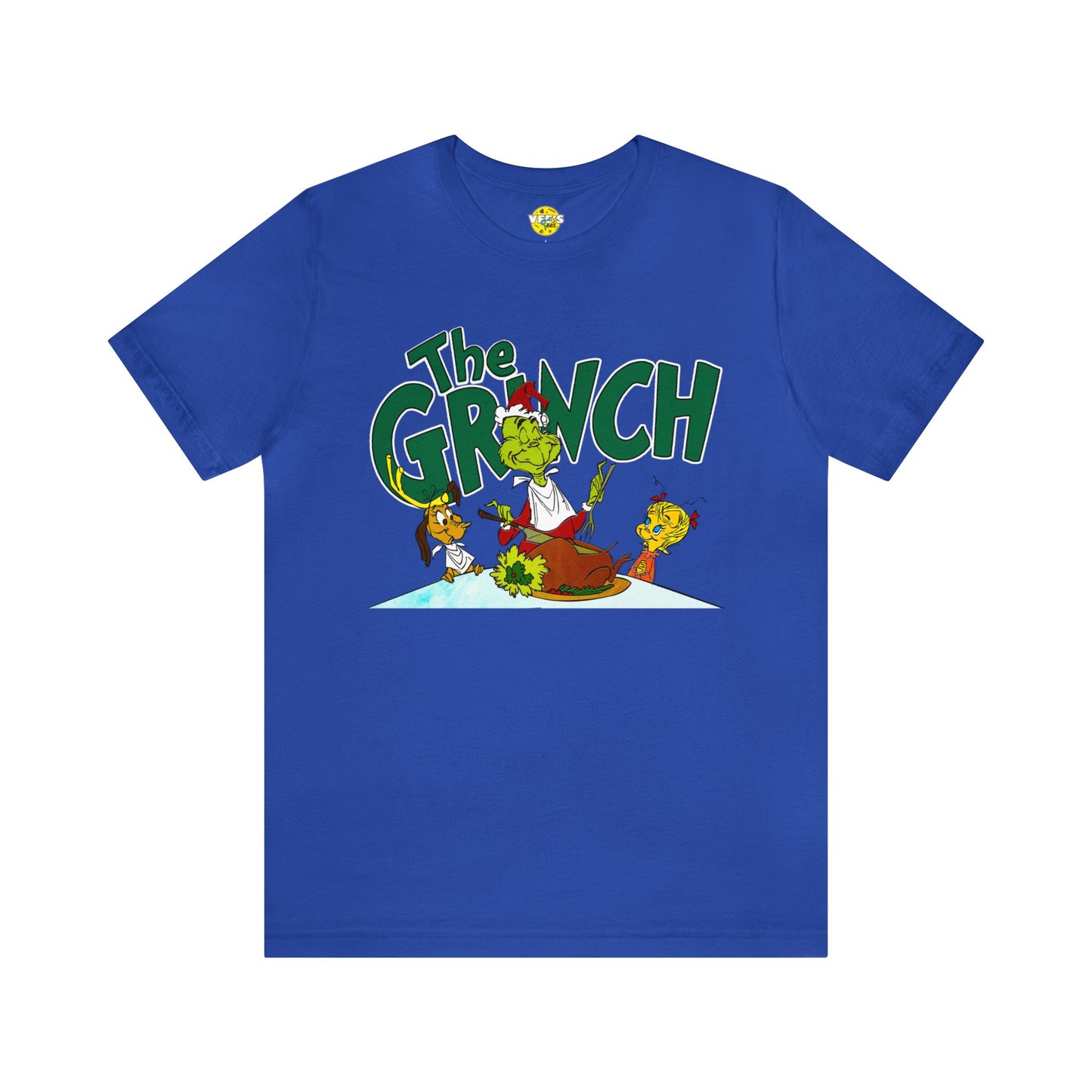 The Grinch cartoon tshirt - The Grinch Christmas table tshirt - Holiday Grinch Christmas table tshirt - Christmas Grinch dinner tshirt