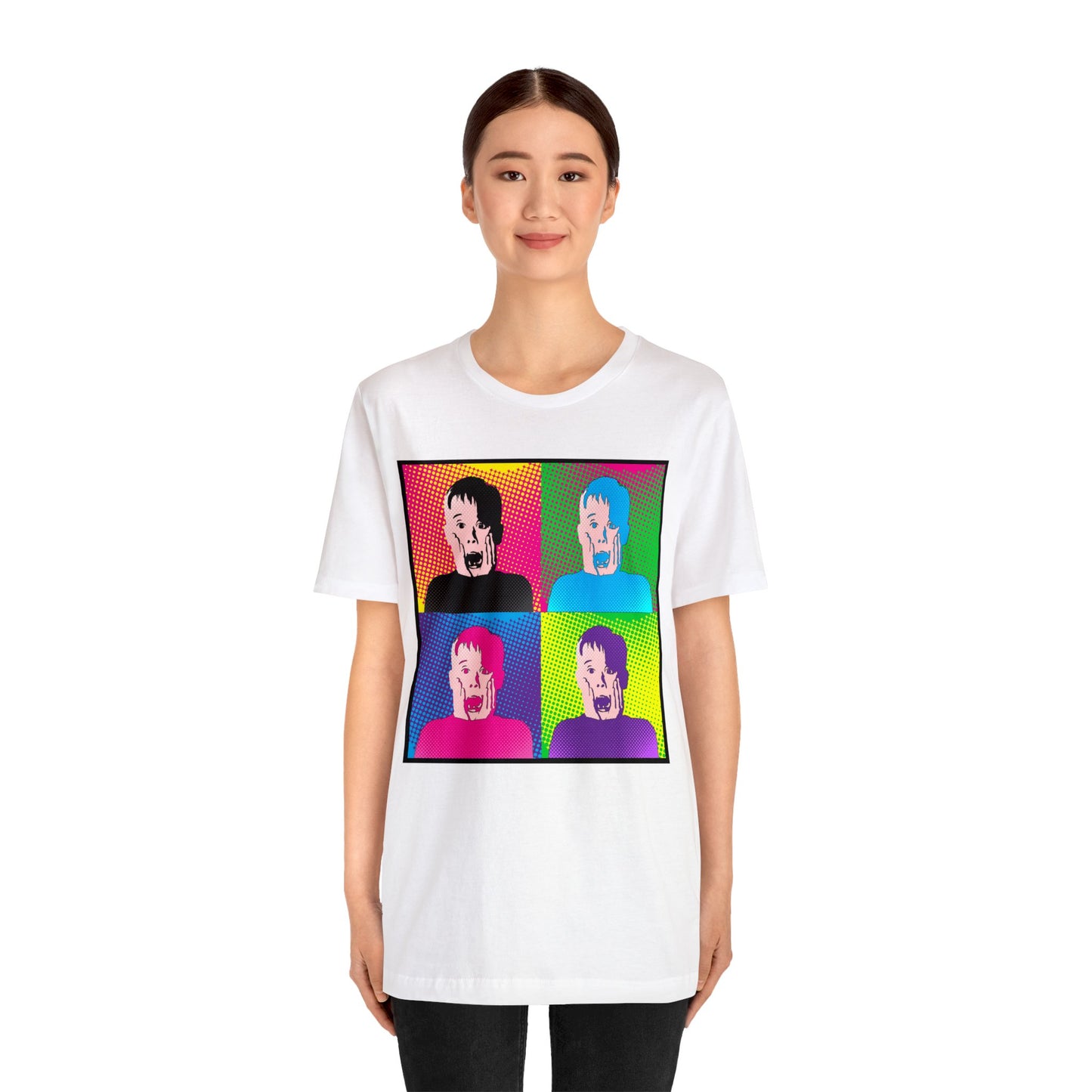 Home Alone Pop Art tshirt - Kevin McCallister Pop Art tshirt - Home Alone short sleeve tshirt - Christmas Home Alone tshirt