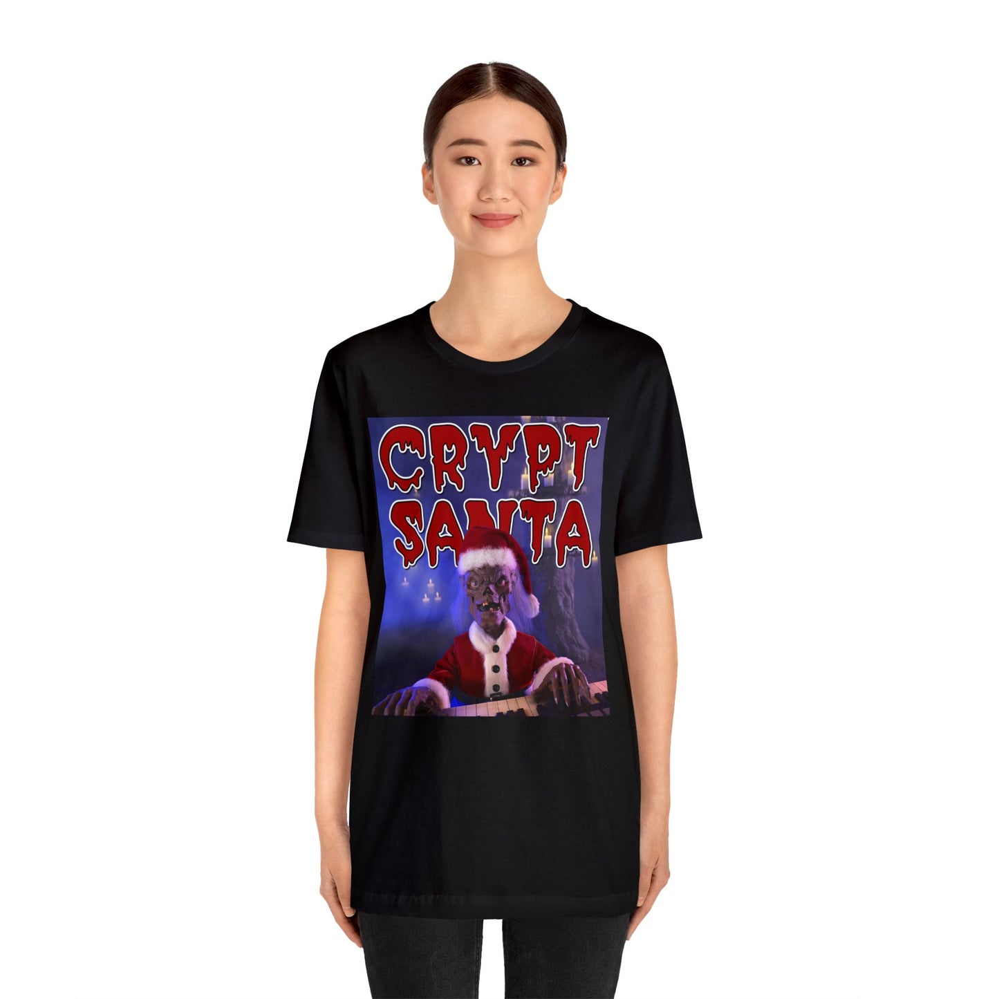 Crypt Keeper Christmas Santa Claus tshirt - Christmas Crypt Keeper Santa Claus tshirt - Horror character Santa Claus tshirt