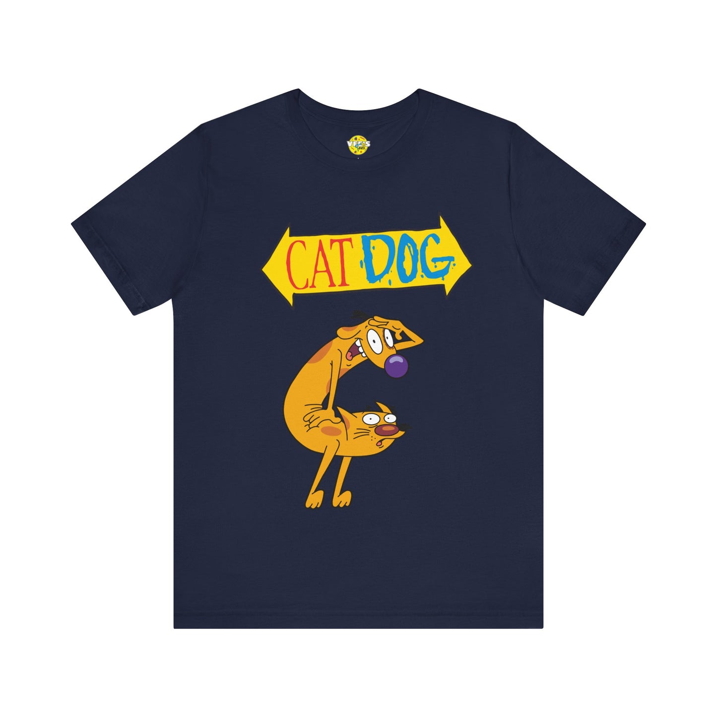 CatDog Retro Cartoon Short Sleeve T-Shirt - '90s Nick Nostalgia Tee