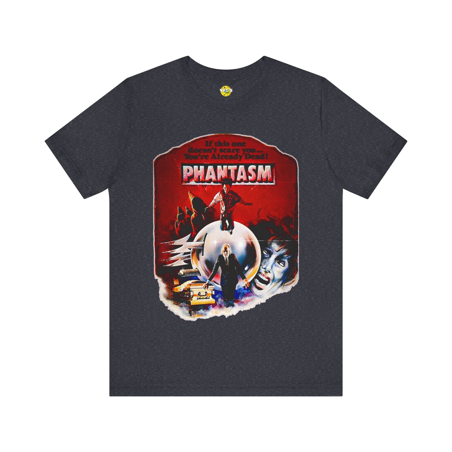 Halloween Phantasm Classic Horror Movie Poster Short Sleeve Unisex Tee | Cult Horror Film Tee