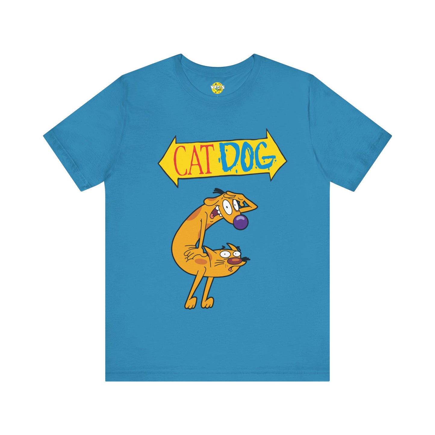 CatDog Retro Cartoon Short Sleeve T-Shirt - '90s Nick Nostalgia Tee